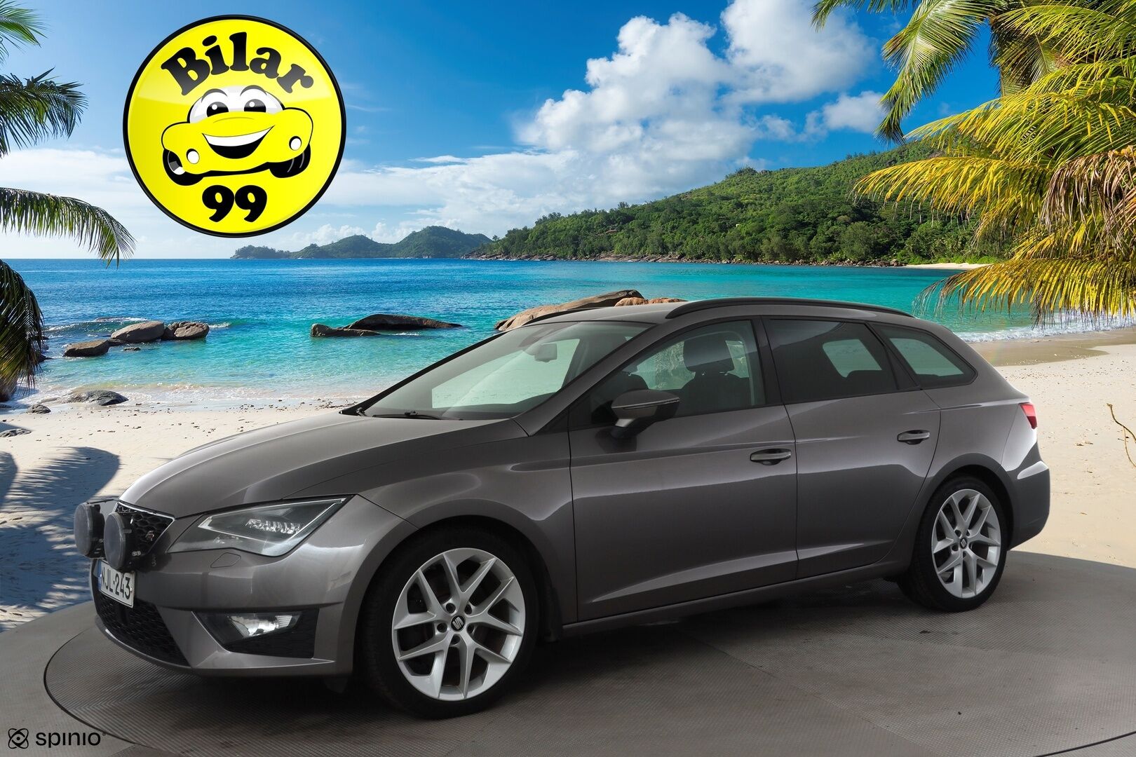 Seat Leon ST 2014 1,8 TSI 180 FR DSG * Suomi-auto / ACC / LED / Webasto / Koukku / Puolinahat * - Kahdet renkaat aluvanteilla - HULLU BLACKWEEK KORKOTARJOUS 2,49%