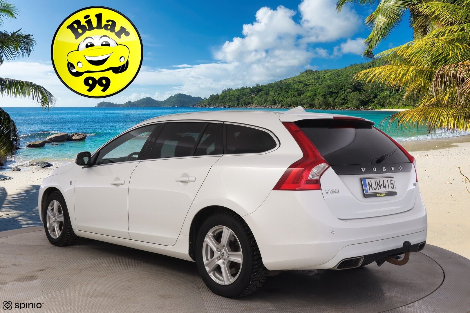 Volvo V60 2015 D4 Ocean Race Business aut. *Pa-lämmitin / Navi / Koukku / Vakkari / Digimittari / Nahkasisusta / Xenon* - Erittäin hyvin huollettu Ocean Race Suomiauto kaksilla hyväkuntoisilla renkailla!