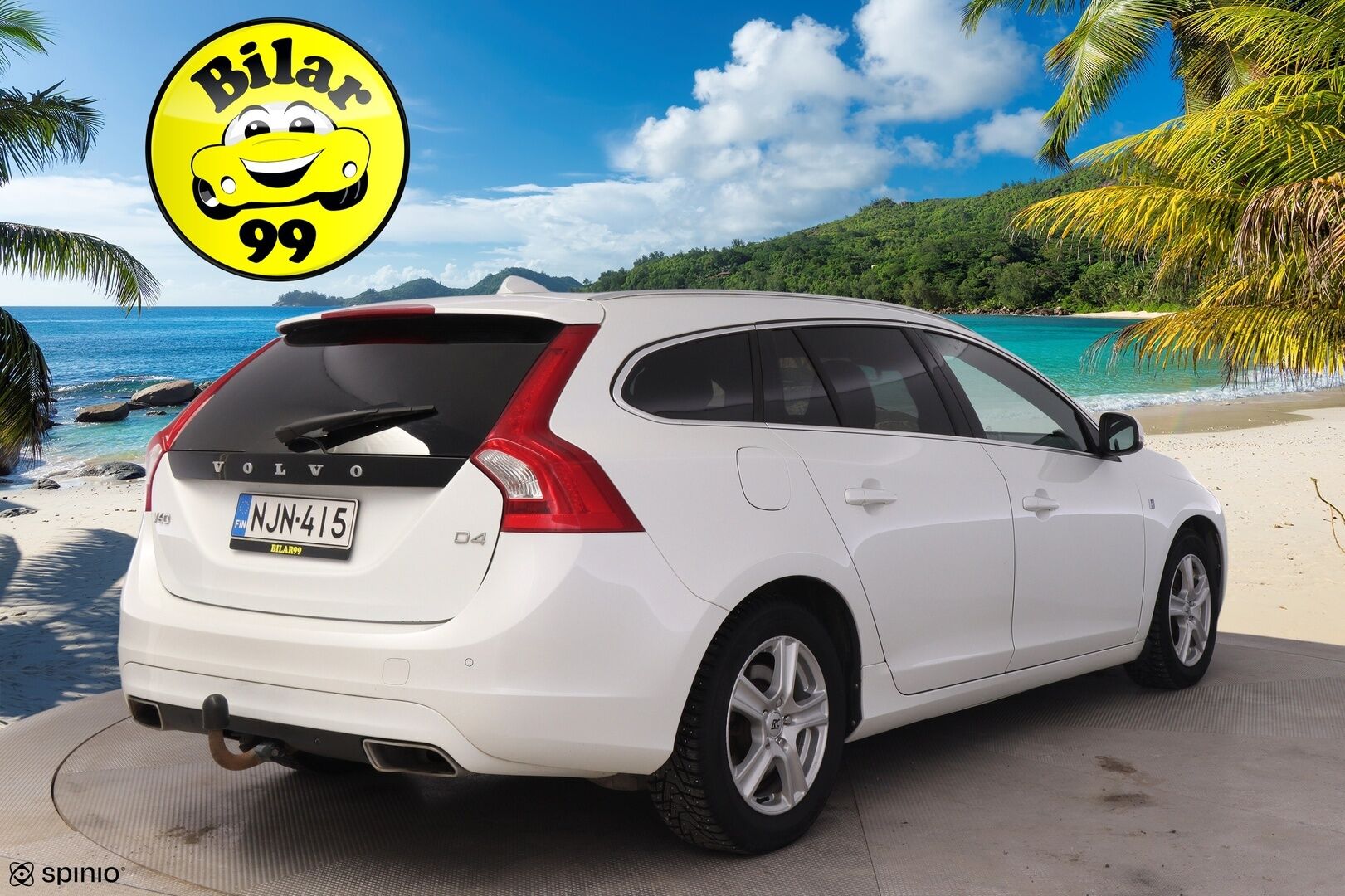 Volvo V60 2015 D4 Ocean Race Business aut. *Pa-lämmitin / Navi / Koukku / Vakkari / Digimittari / Nahkasisusta / Xenon* - Erittäin hyvin huollettu Ocean Race Suomiauto kaksilla hyväkuntoisilla renkailla!