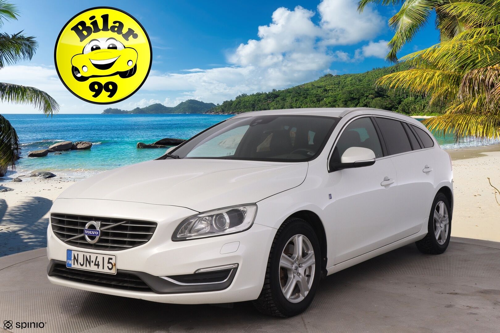 Volvo V60 2015 D4 Ocean Race Business aut. *Pa-lämmitin / Navi / Koukku / Vakkari / Digimittari / Nahkasisusta / Xenon* - Erittäin hyvin huollettu Ocean Race Suomiauto kaksilla hyväkuntoisilla renkailla!