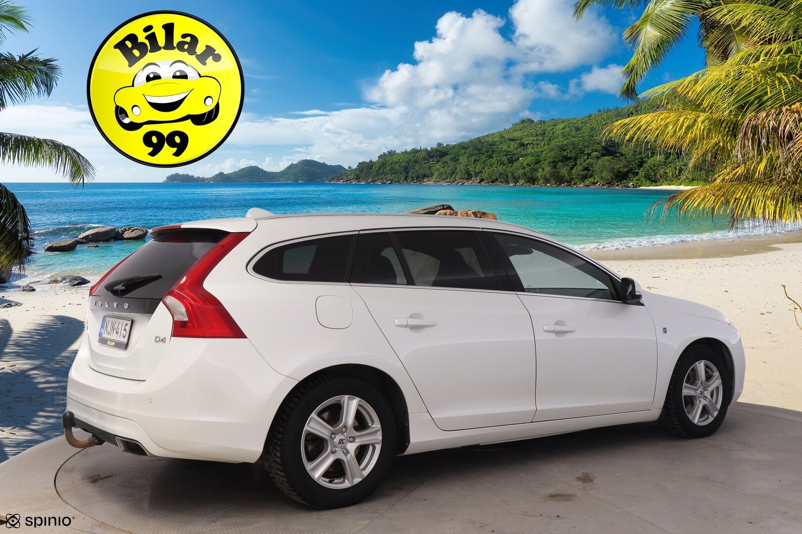 Volvo V60 2015 D4 Ocean Race Business aut. *Pa-lämmitin / Navi / Koukku / Vakkari / Digimittari / Nahkasisusta / Xenon* - Erittäin hyvin huollettu Ocean Race Suomiauto kaksilla hyväkuntoisilla renkailla!