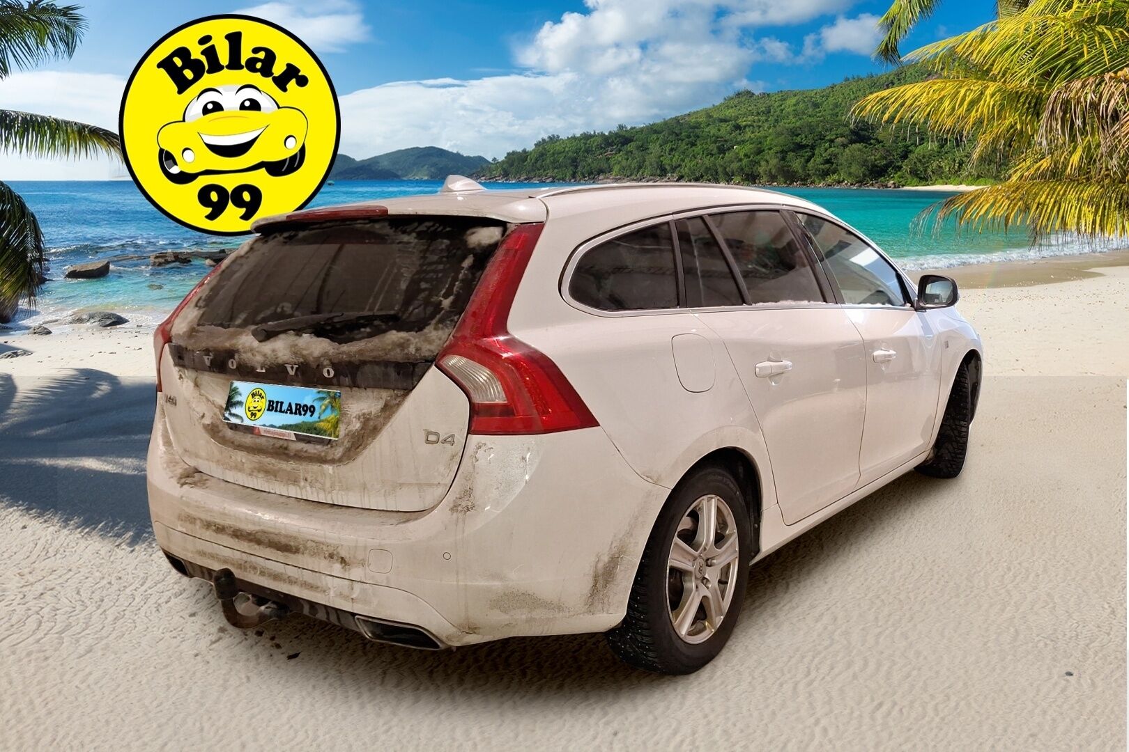 Volvo V60 2014 D4 Ocean Race Business aut. *Pa-lämmitin / Navi / Koukku / Vakkari / Digimittari / Nahkasisusta / Xenon* - Erittäin hyvin huollettu Ocean Race Suomiauto kaksilla hyväkuntoisilla renkailla!