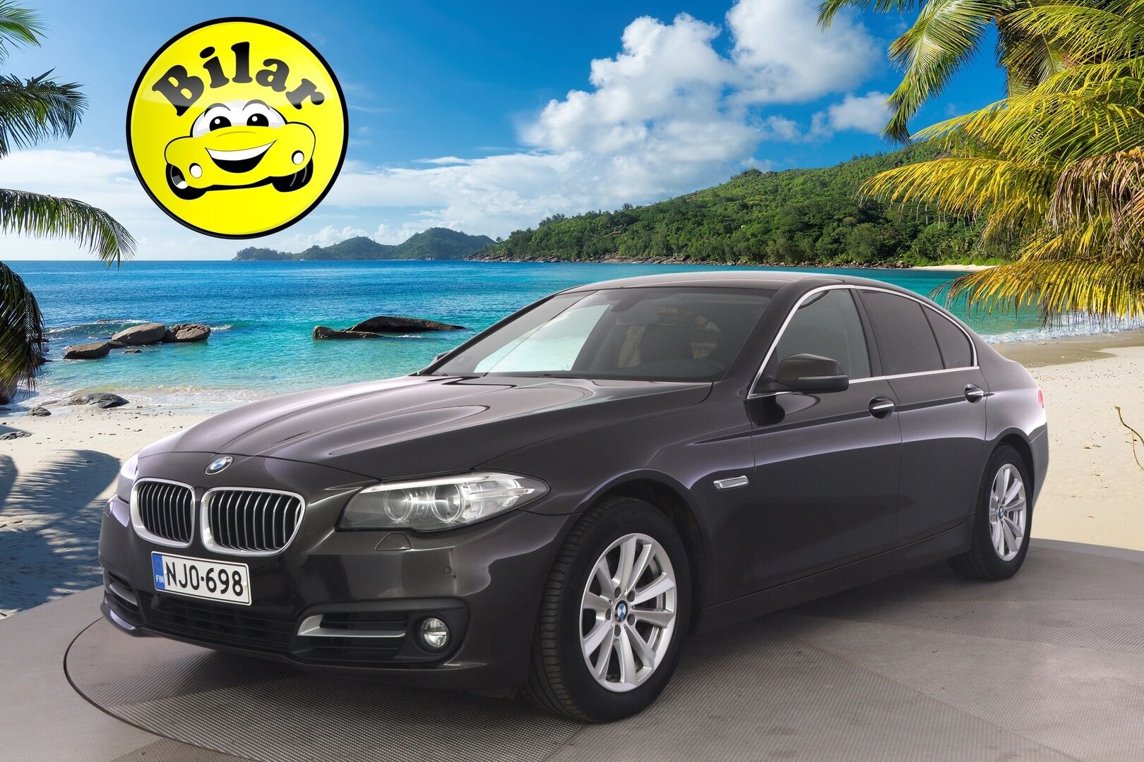 BMW 520 2015 F10 Sedan 520d TwinPower Turbo A Limited xDrive Edition - Xenon / Ratinlämmitin / Apple carplay ja android auto / Hyvällä historialla!
