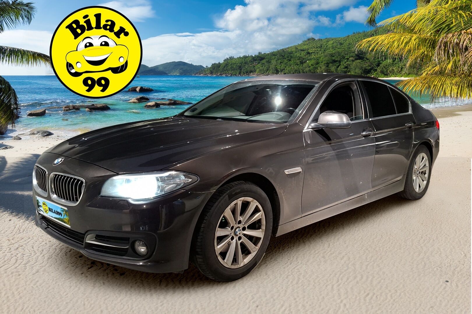 BMW 520 2015 F10 Sedan 520d TwinPower Turbo A Limited xDrive Edition - Xenon / Ratinlämmitin / Apple carplay ja android auto / Hyvällä historialla!