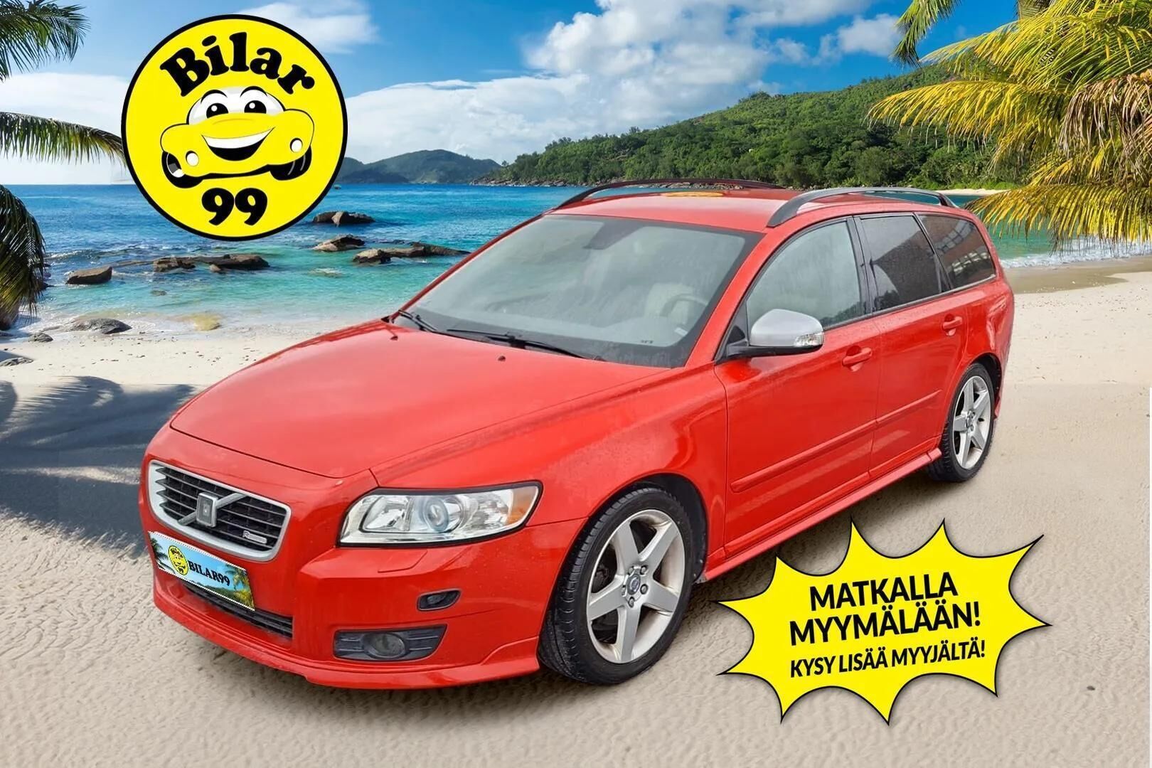 Volvo V50 2009 1,8F R-Design man*Myydään Yrityksille* - | Lohkolämmitin | Vakionopeudensäädin | P. tutka | Automaattinen ilmastointi | R-Design puolinahat | Penkinlämmittimet |