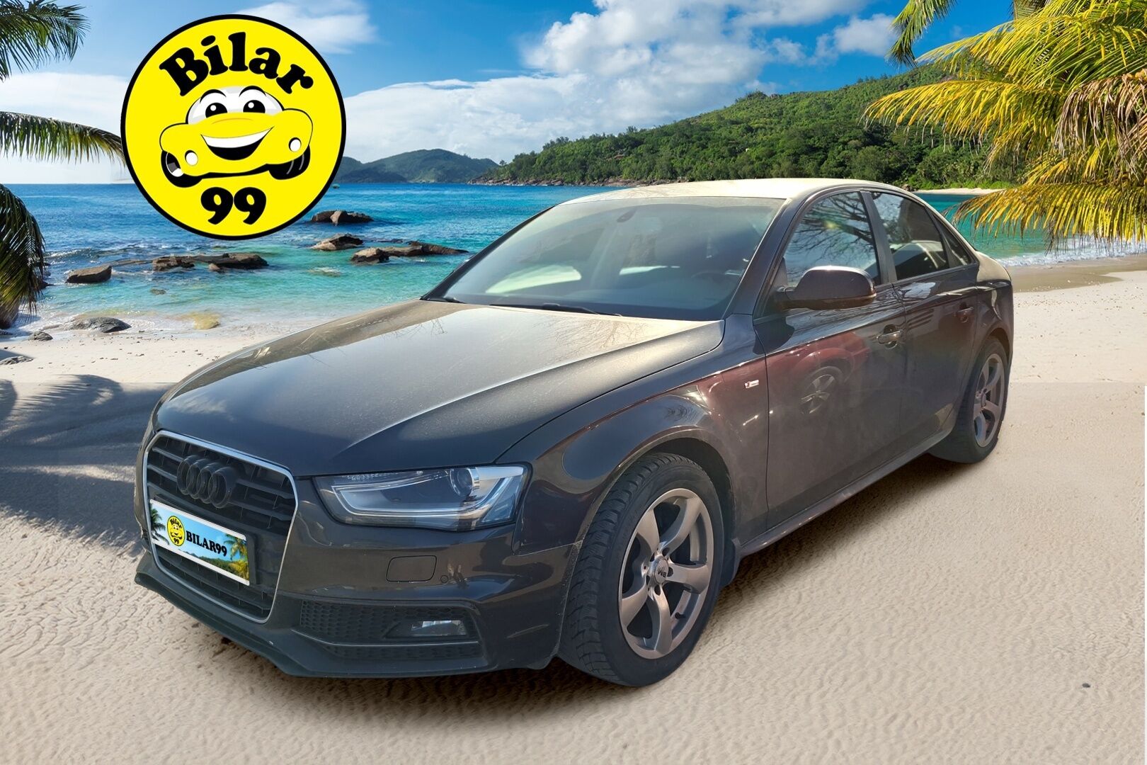 Audi A4 2015 Sedan Business Sport 1,8 TFSI 88 kW multitronic *Suomi-auto / vakkari / Tutkat edessä ja takana / Puolnahkapenkit* - *Juuri katsastettu / Android-näyttö / S-line ulkopaketti / 2x renkaat & vanteet*