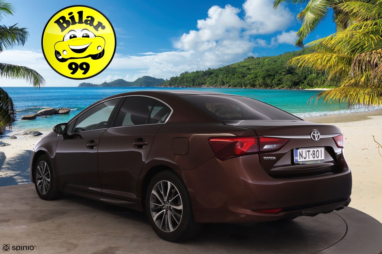 Toyota Avensis 2016 1,8 Valvematic Active Sedan *Nahat / P.kamera / Led / Keyless / Suomi-auto / Navi / Lohko.S.Pistoke* - Todella upean värinen! / Harvinaiset varusteet! 