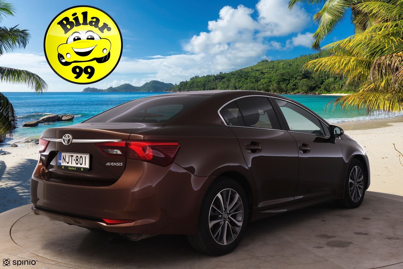 Toyota Avensis 2016 1,8 Valvematic Active Sedan *Nahat / P.kamera / Led / Keyless / Suomi-auto / Navi / Lohko.S.Pistoke* - Todella upean värinen! / Harvinaiset varusteet! 