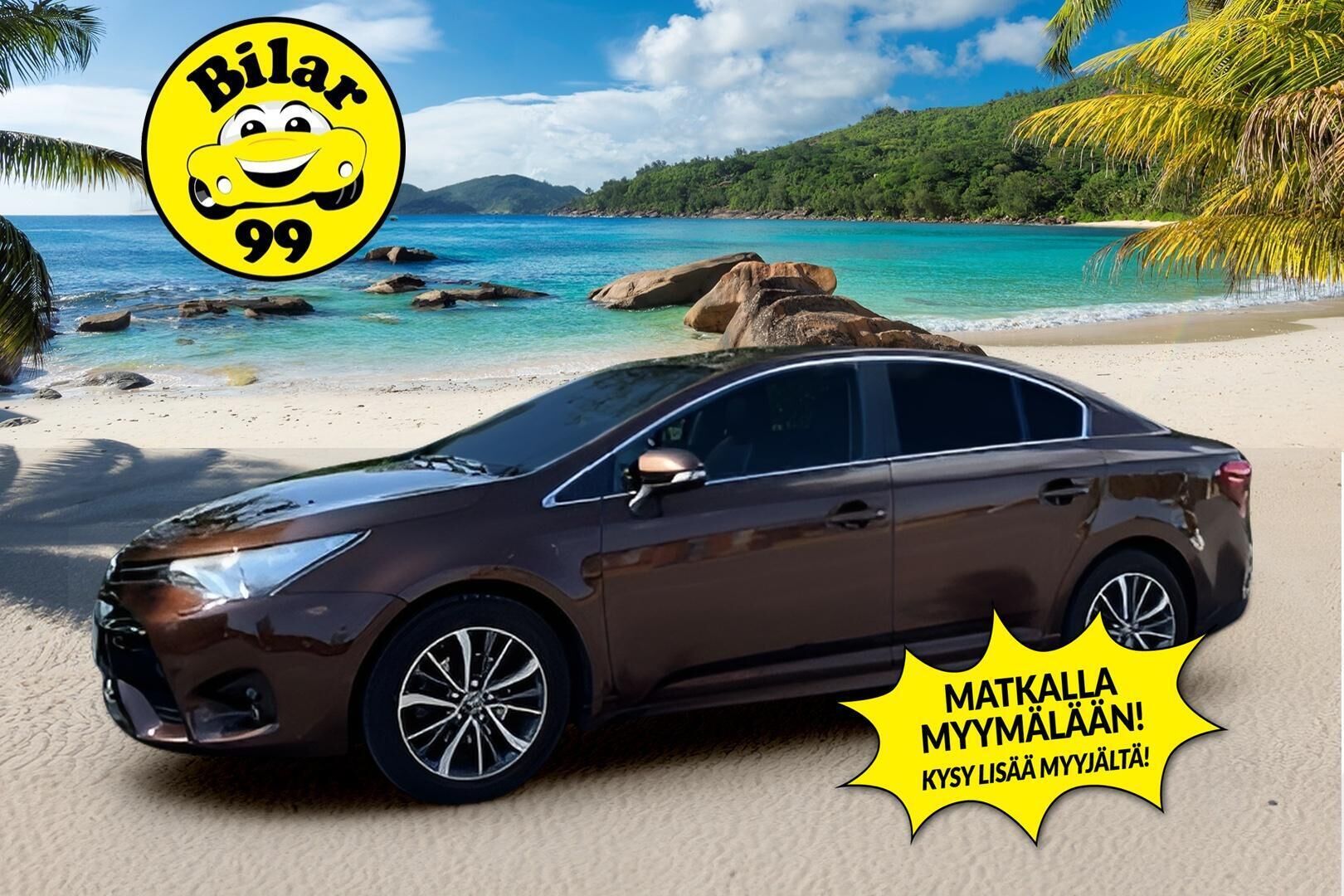Toyota Avensis 2016 1,8 Valvematic Active Sedan ** Nahkasisusta / Navi / Keyless / LED ** - Juuri tullut! / Suomi-auto / P-Kamera