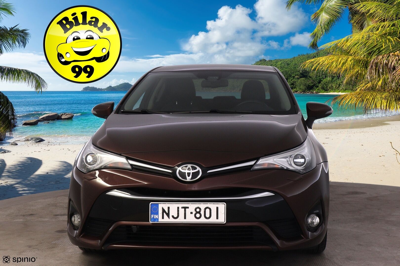 Toyota Avensis 2016 1,8 Valvematic Active Sedan *Nahat / P.kamera / Led / Keyless / Suomi-auto / Navi / Lohko.S.Pistoke* - Todella upean värinen! / Harvinaiset varusteet! 