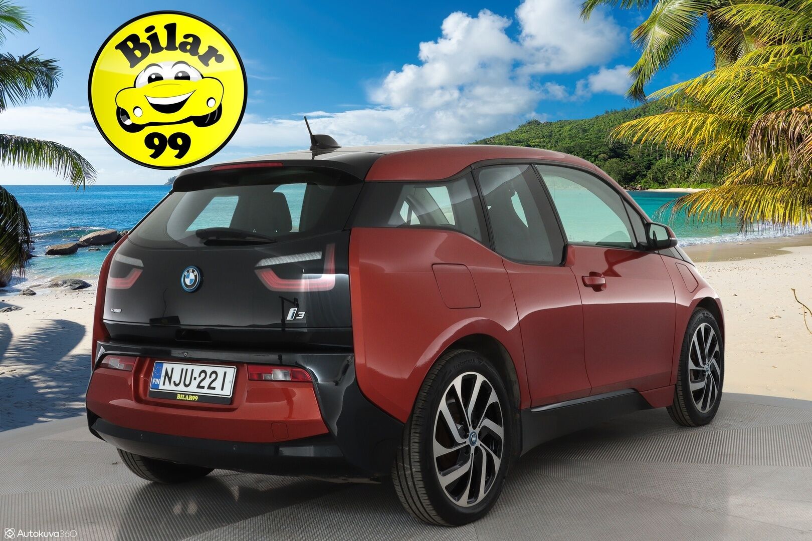 BMW i3 2014 60 Ah REX Automatic **Adapt.Vakkari / Adapt-LED / Lasikattoluukku / P. Kamera / Harman/Kardon / Navi / 2x Renkaat**