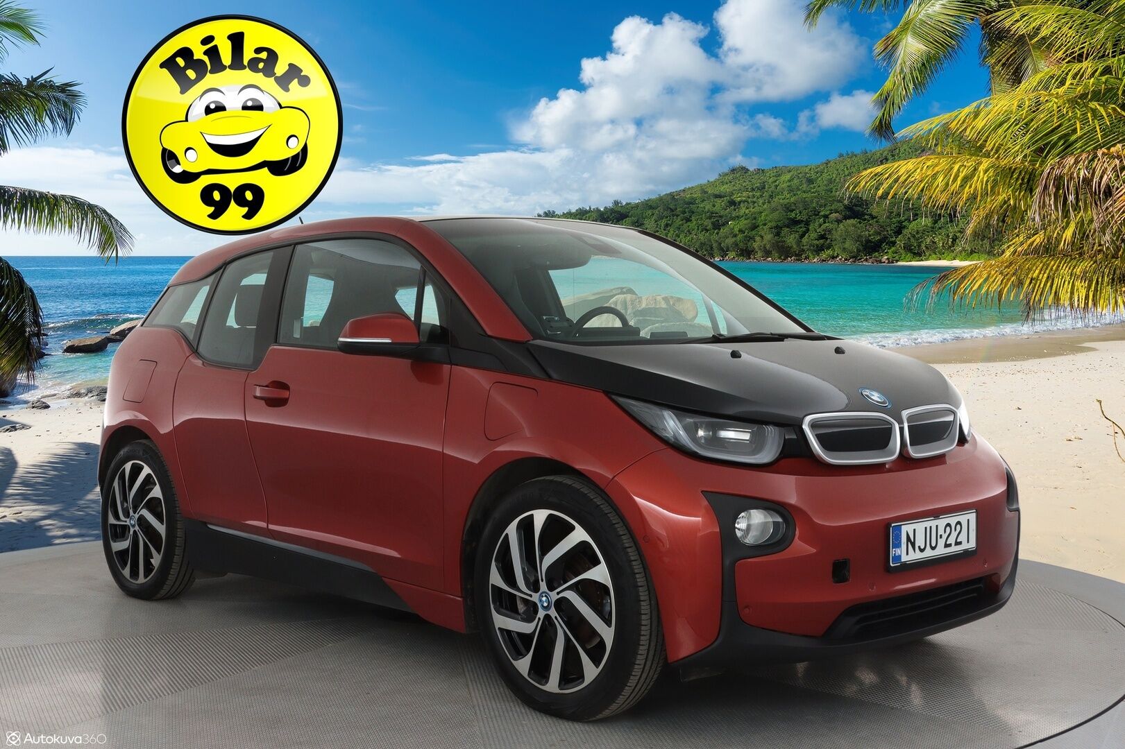 BMW i3 2014 60 Ah REX Automatic **Adapt.Vakkari / Adapt-LED / Lasikattoluukku / P. Kamera / Harman/Kardon / Navi / 2x Renkaat**