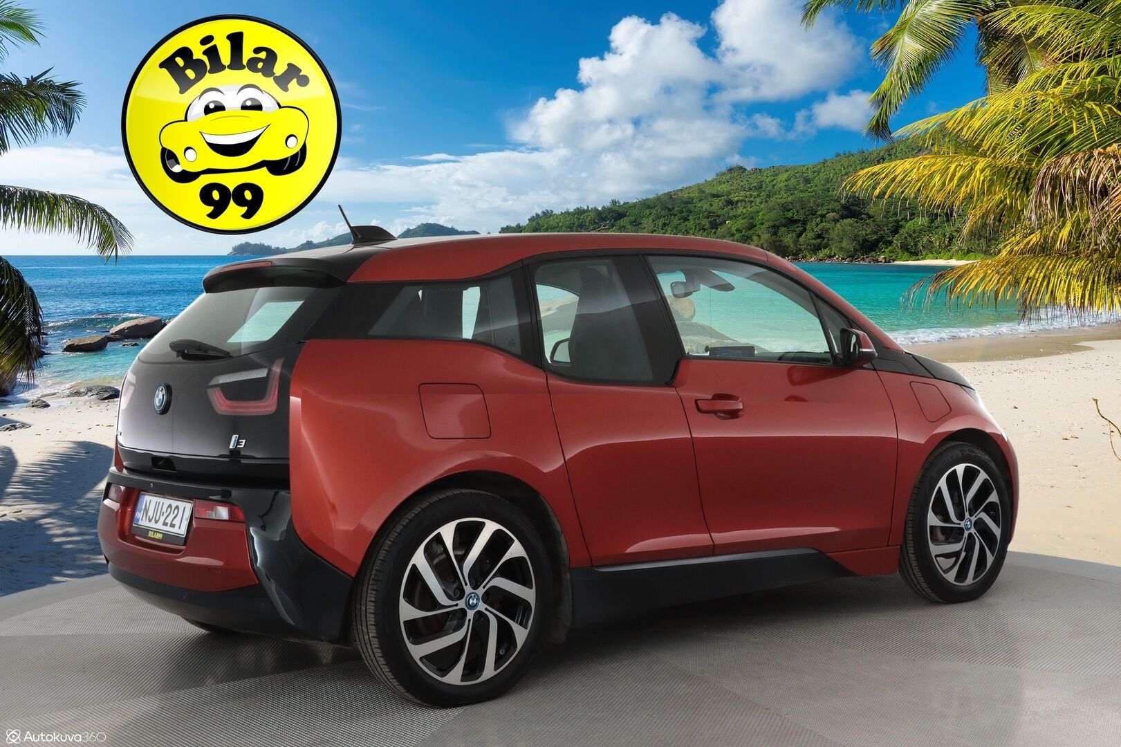 BMW i3 2014 60 Ah REX Automatic **Adapt.Vakkari / Adapt-LED / Lasikattoluukku / P. Kamera / Harman/Kardon / Navi / 2x Renkaat**