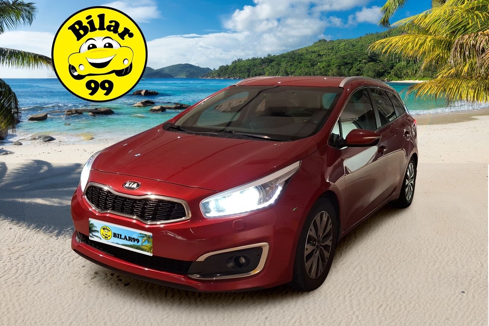 Kia CEED 2016 1,0 ISG 120hv FIFA World Cup Edition SW EcoDynamics *Kamera / Lohko.S.Pistoke / Vakkari /  Navi / Lämpöratti* - Merkki huollettu! / Pieni kulutus mutta tilava! / Huikeat varusteet! 