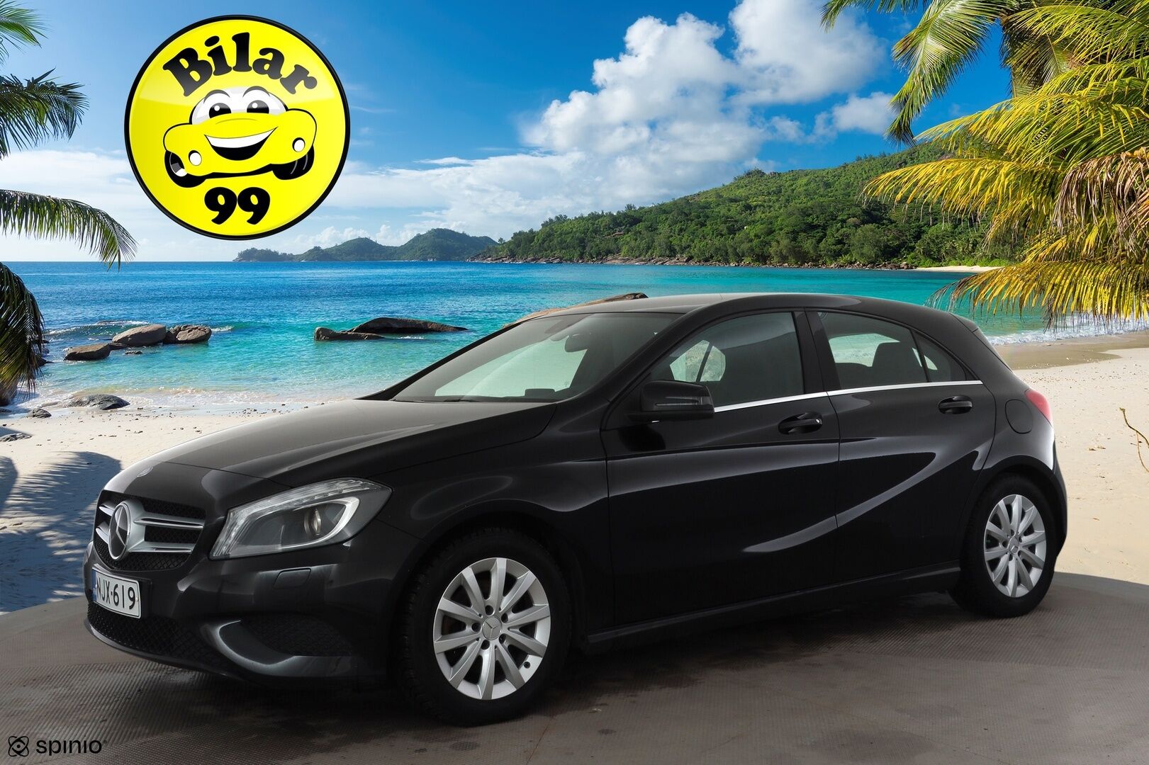 Mercedes-Benz A 2015 180 BE A Summer Edition * Vakkari / Koukku / Xenon / Puolinahat / P.Kamera * * - Suomi.auto / Kahdet renkaat - HULLUT JOULUT KORKOTARJOUS 2,49% 