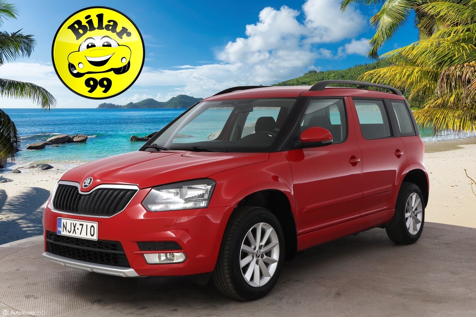 Skoda Yeti 2015 1,2 TSI Ambition - 1OM Suomiauto / Facelift / Navi / Peruutuskamera / Vetokoukku / Lohko & Sisäpistoke / Vakkari / Hyvät varusteet!