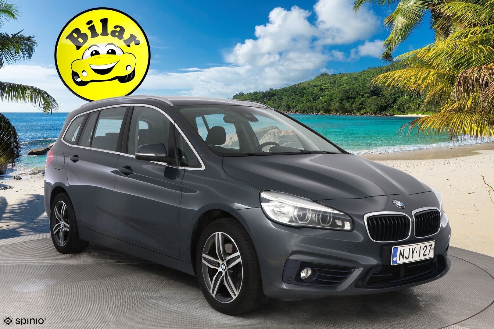BMW 218 2016 F46 Gran Tourer 218d A Business Sport - 7P | Suomiauto | Vetokoukku | HiFi | LED | Lohko&Sisäpistoke | Ratinlämmitys | Peruutustutkat | Sporttipenkit | Juuri tullut Tampereelle!
