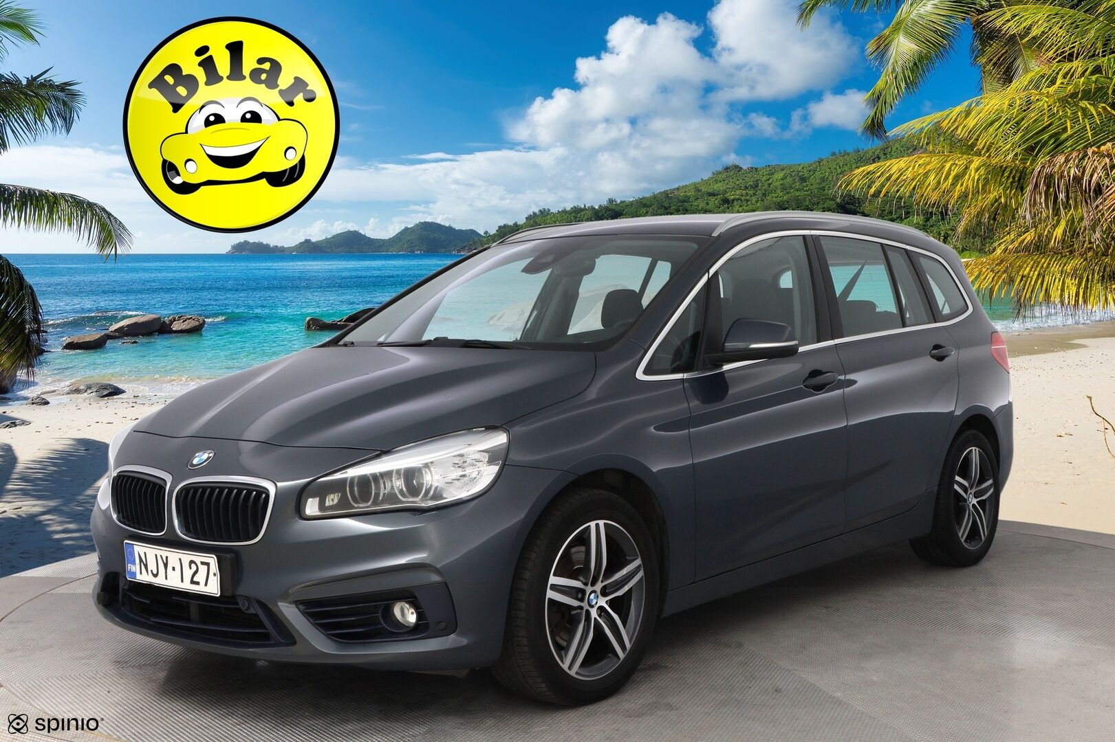 BMW 218 2016 F46 Gran Tourer 218d A Business Sport - 7P | Suomiauto | Vetokoukku | HiFi | LED | Lohko&Sisäpistoke | Ratinlämmitys | Peruutustutkat | Sporttipenkit | Juuri tullut Tampereelle!