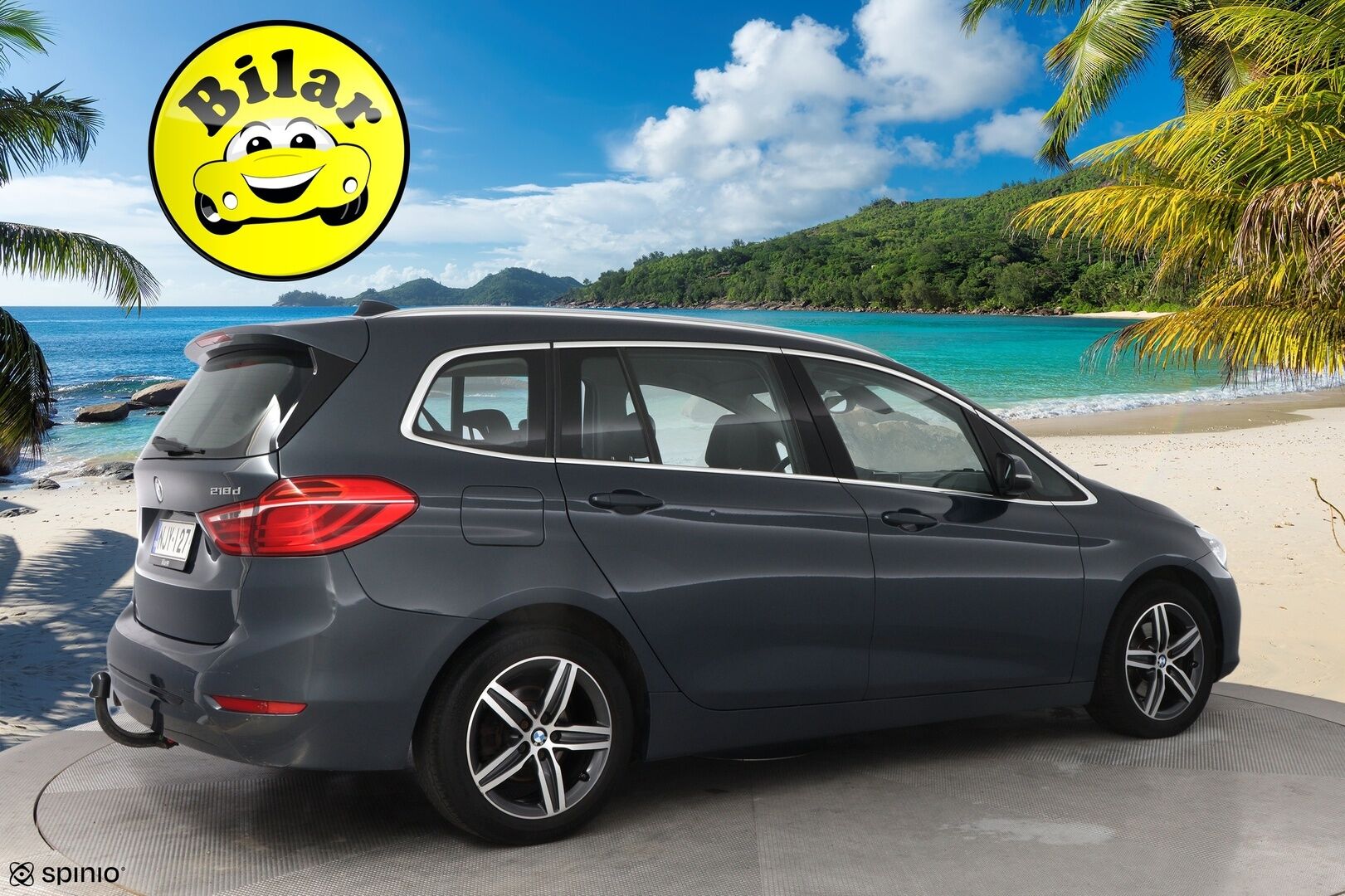 BMW 218 2016 F46 Gran Tourer 218d A Business Sport - 7P | Suomiauto | Vetokoukku | HiFi | LED | Lohko&Sisäpistoke | Ratinlämmitys | Peruutustutkat | Sporttipenkit | Juuri tullut Tampereelle!