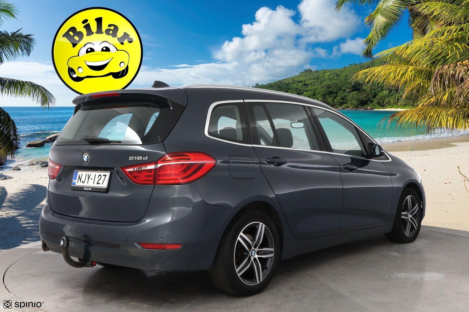 BMW 218 2016 F46 Gran Tourer 218d A Business Sport - 7P | Suomiauto | Vetokoukku | HiFi | LED | Lohko&Sisäpistoke | Ratinlämmitys | Peruutustutkat | Sporttipenkit | Juuri tullut Tampereelle!