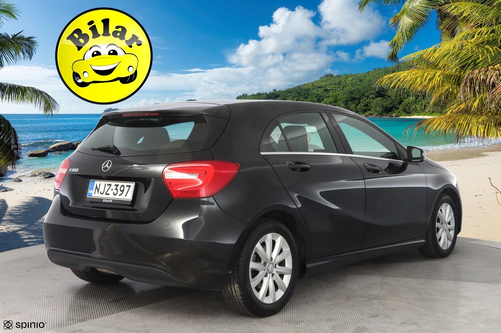 Mercedes-Benz A 2015 180 BE A Summer Edition - Kamera | Moottorinlämmitin | Osanahat ja sporttipenkit | Suomi auto | Kahdet renkaat aluvantein | Säntilliset huollot 