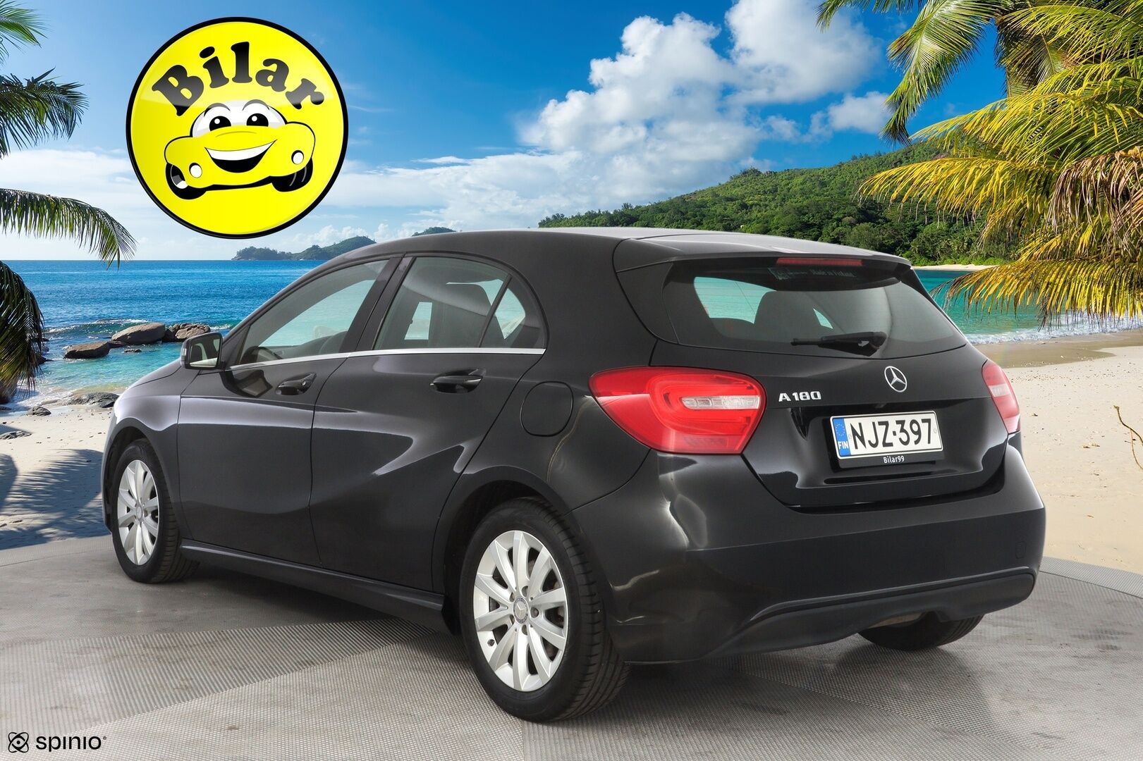 Mercedes-Benz A 2015 180 BE A Summer Edition - Kamera | Moottorinlämmitin | Osanahat ja sporttipenkit | Suomi auto | Kahdet renkaat aluvantein | Säntilliset huollot 