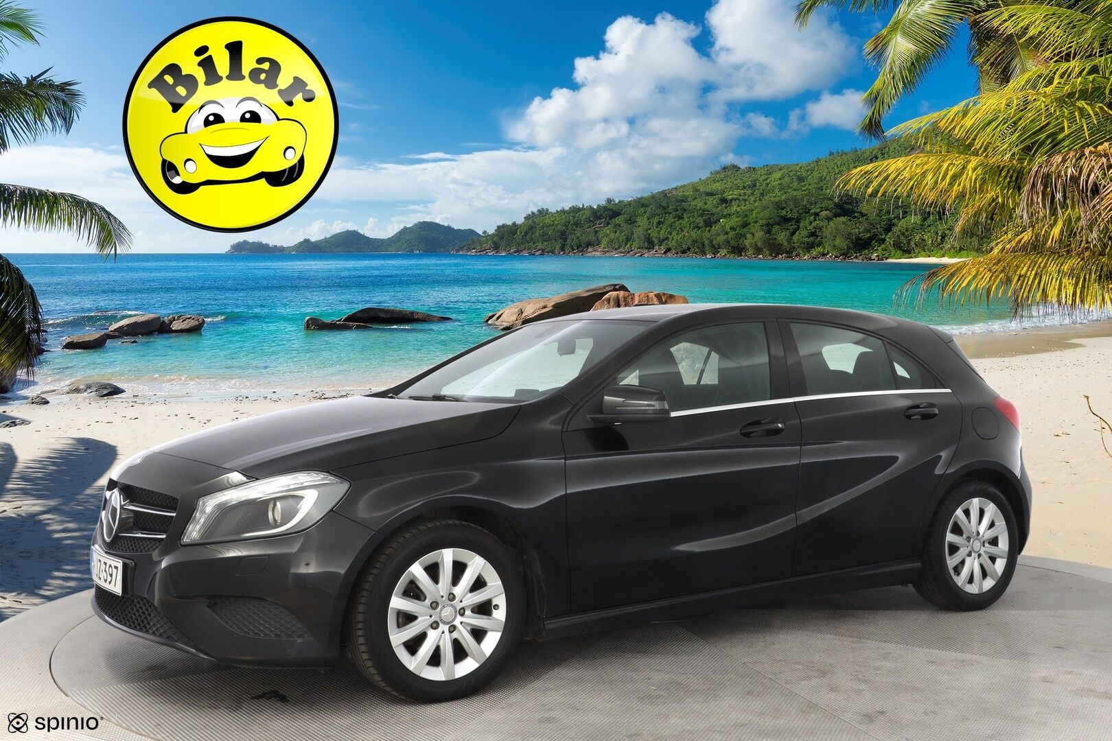Mercedes-Benz A 2015 180 BE A Summer Edition - Kamera | Moottorinlämmitin | Osanahat ja sporttipenkit | Suomi auto | Kahdet renkaat aluvantein | Säntilliset huollot 