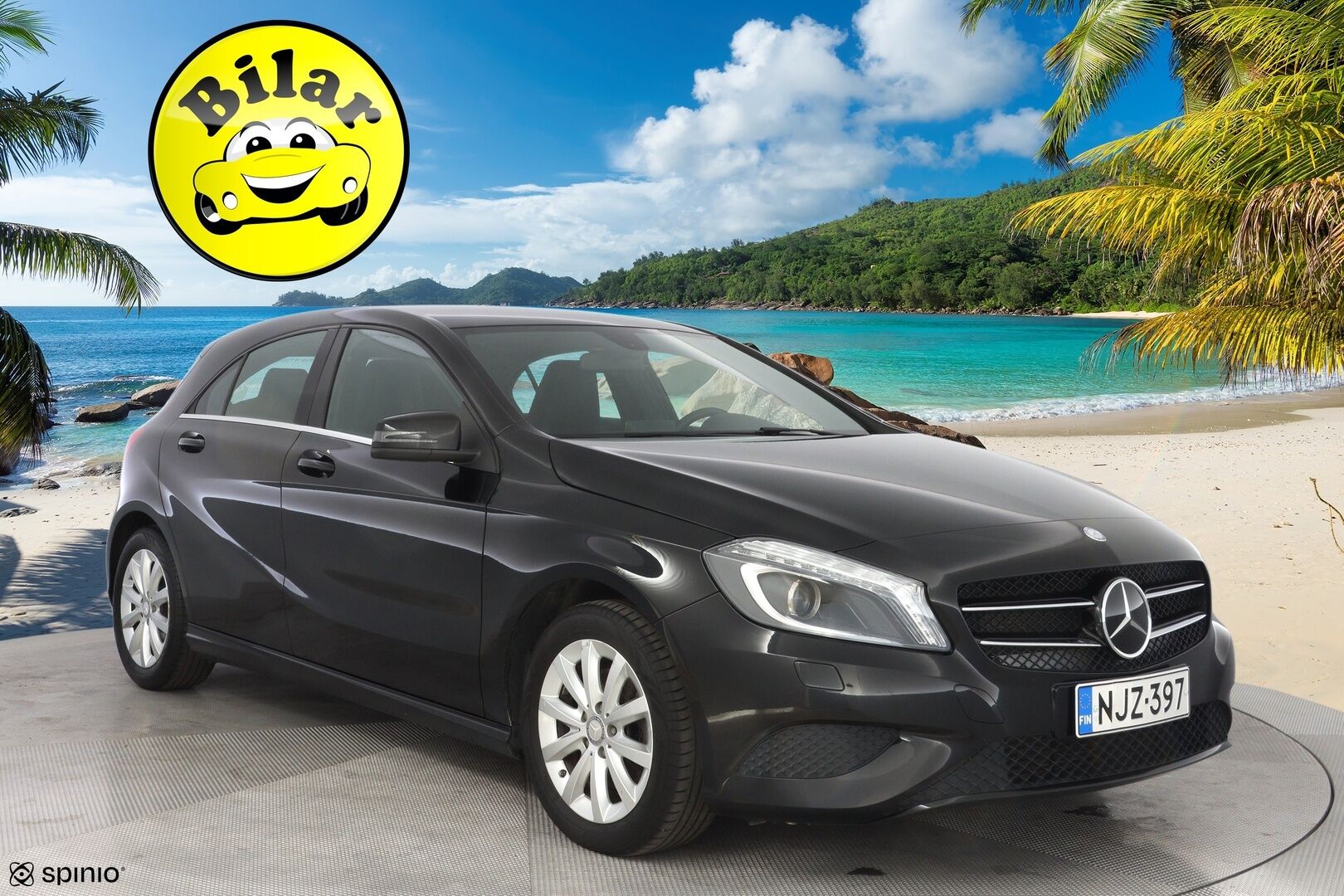 Mercedes-Benz A 2015 180 BE A Summer Edition - Kamera | Moottorinlämmitin | Osanahat ja sporttipenkit | Suomi auto | Kahdet renkaat aluvantein | Säntilliset huollot 