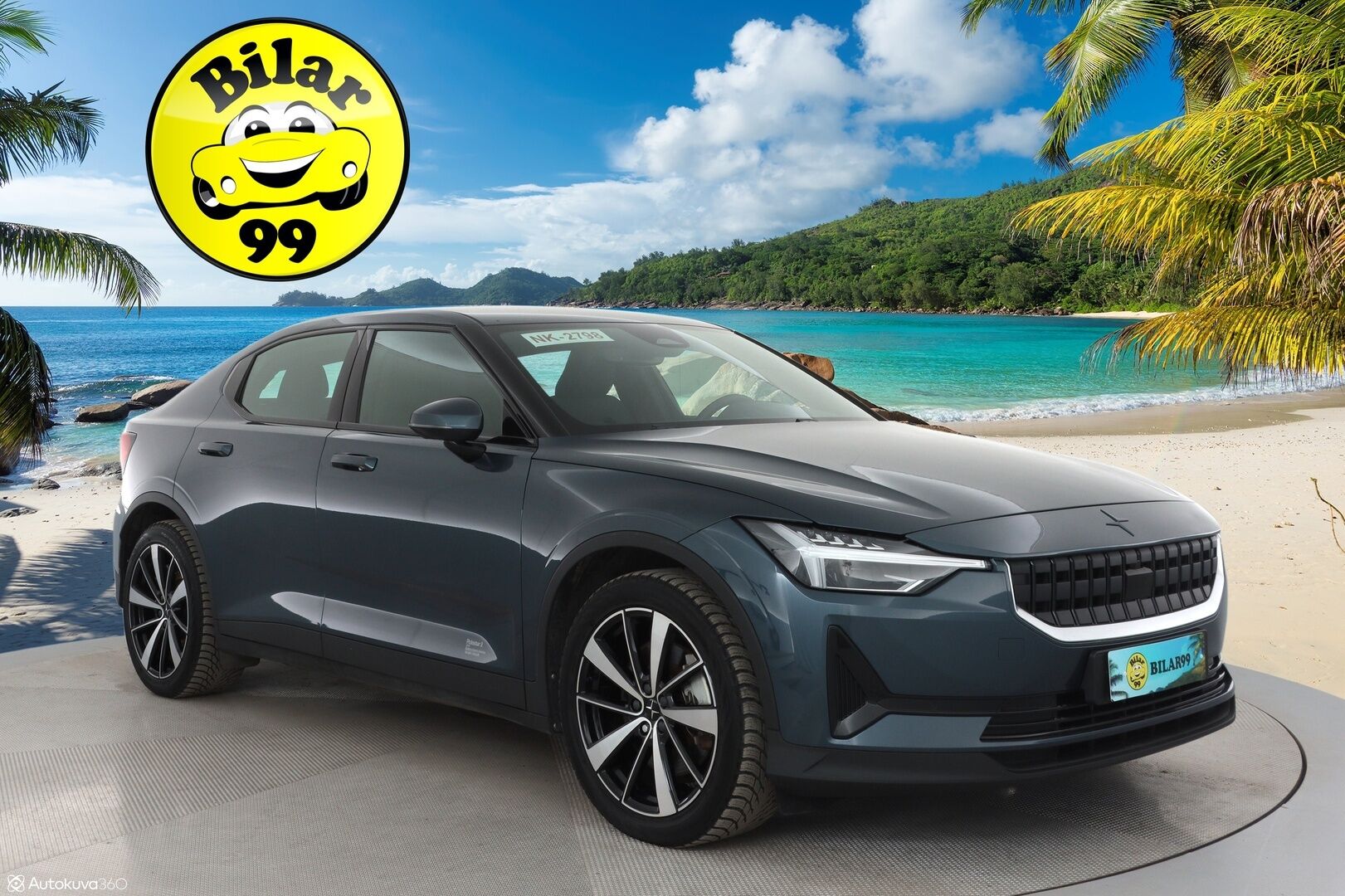 POLESTAR 2 2022 Long Range Dual Motor 78kWh - Merkkihuollettu / P.kamera / Vakkari / Apple&Android / Keyless / Navi 