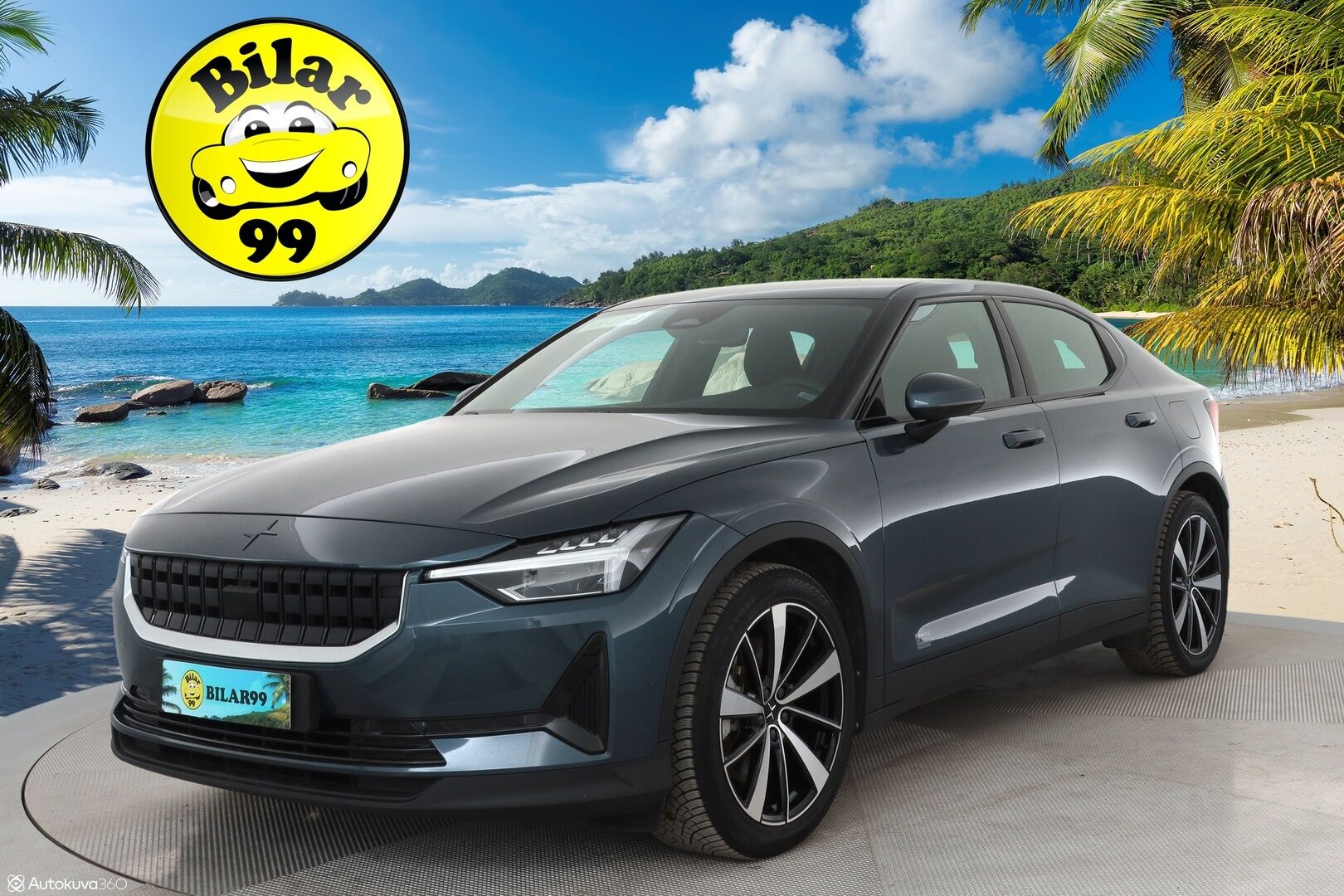 POLESTAR 2 2022 Long Range Dual Motor 78kWh - Merkkihuollettu / P.kamera / Vakkari / Apple&Android / Keyless / Navi 