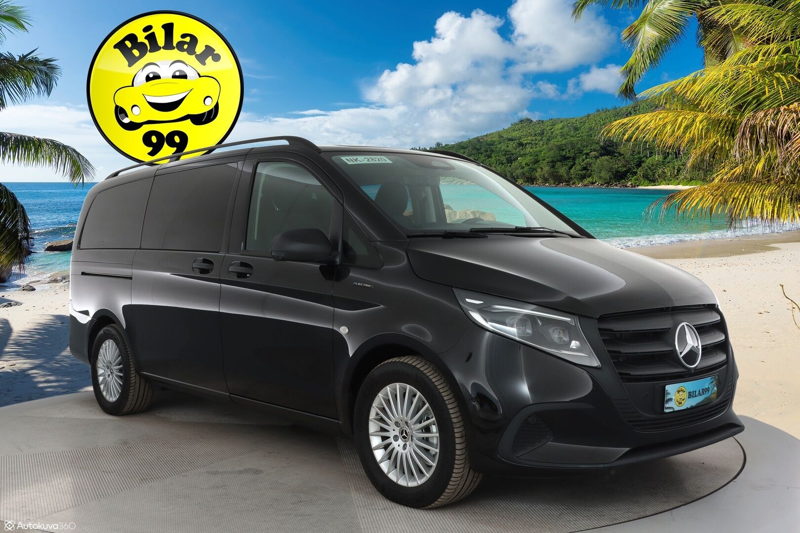 MERCEDES-BENZ VITO 2024 eVito Tourer 129 - 2,99 % KORKOTARJOUS TÄHÄN AUTOON - Facelift / ALV / 8 Paikkainen / Distronic / 360 Kamera / Multibeam LED / Kaistavahti / Navi / Apple&Android / Ratinlämmitin*