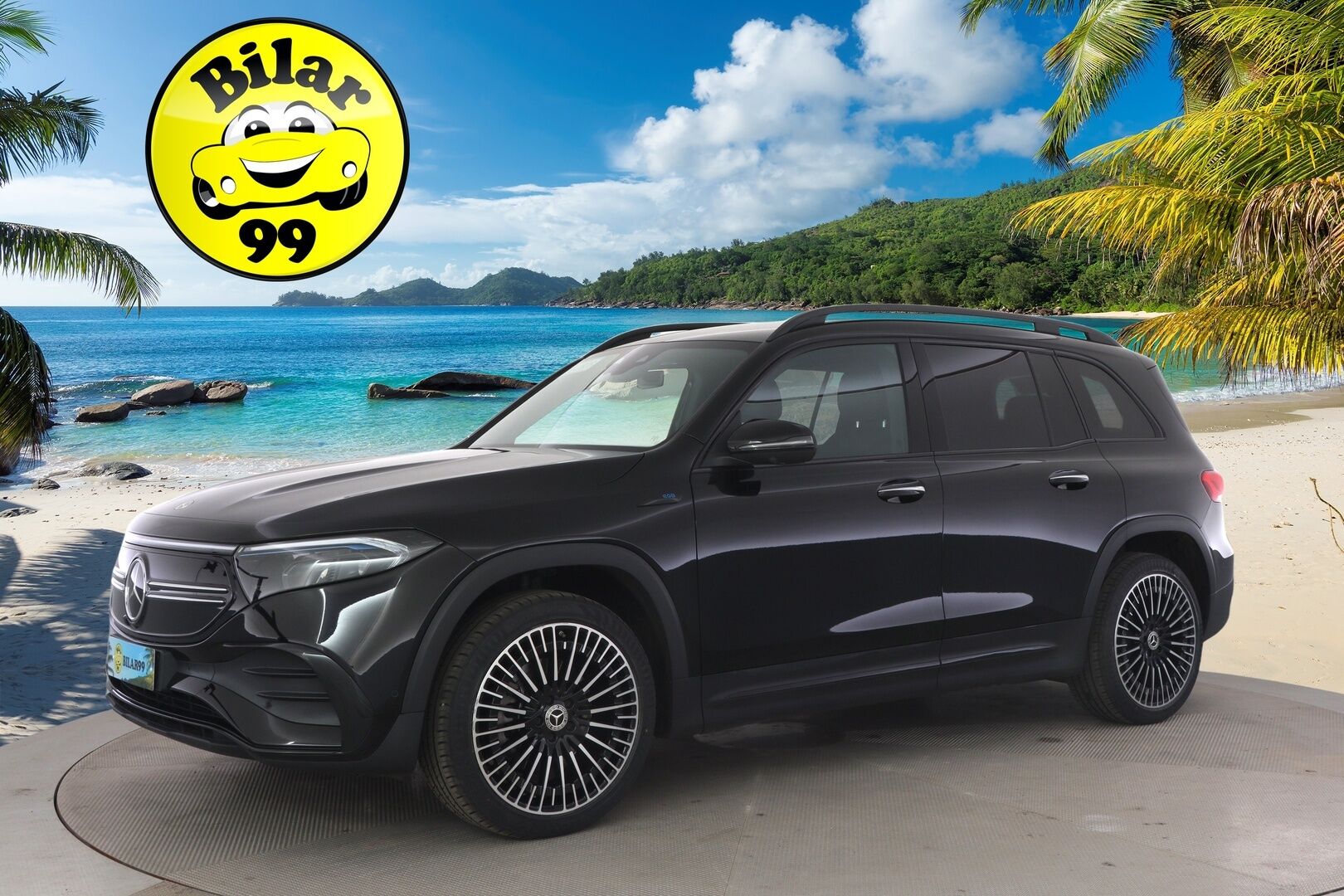 MERCEDES-BENZ EQB 2022 350 4Matic AMG 7-hlö - 3,99 % KORKOTARJOUS TÄHÄN AUTOON - 31.5. ASTI! - *ALV / Distronic+ / 360°-kamera / KeylessGo / HUD / Nightpaketti / 7-paikkainen / Navi / Bliss *