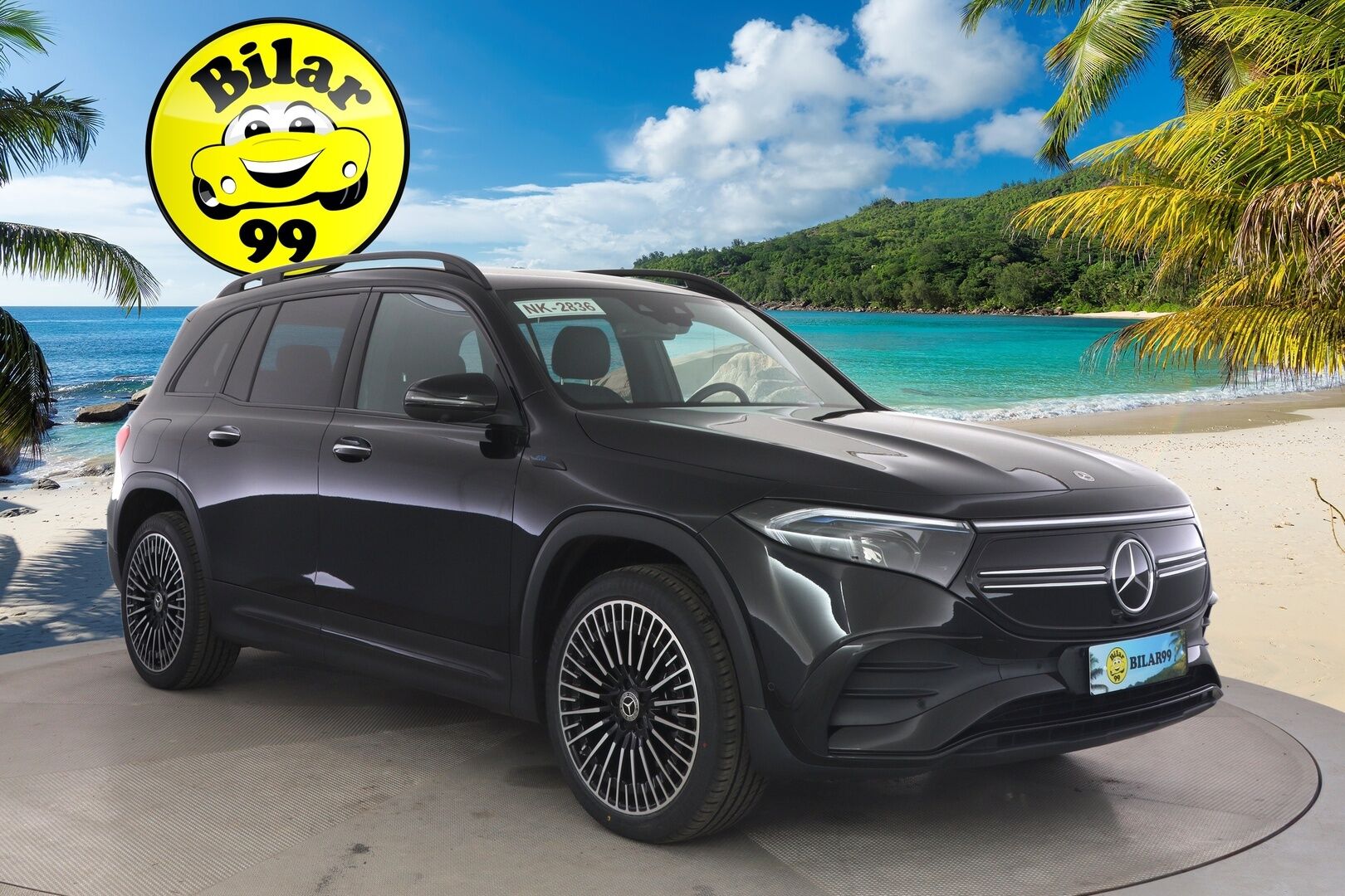 MERCEDES-BENZ EQB 2022 350 4Matic AMG 7-hlö - 3,99 % KORKOTARJOUS TÄHÄN AUTOON - 31.5. ASTI! - *ALV / Distronic+ / 360°-kamera / KeylessGo / HUD / Nightpaketti / 7-paikkainen / Navi / Bliss *