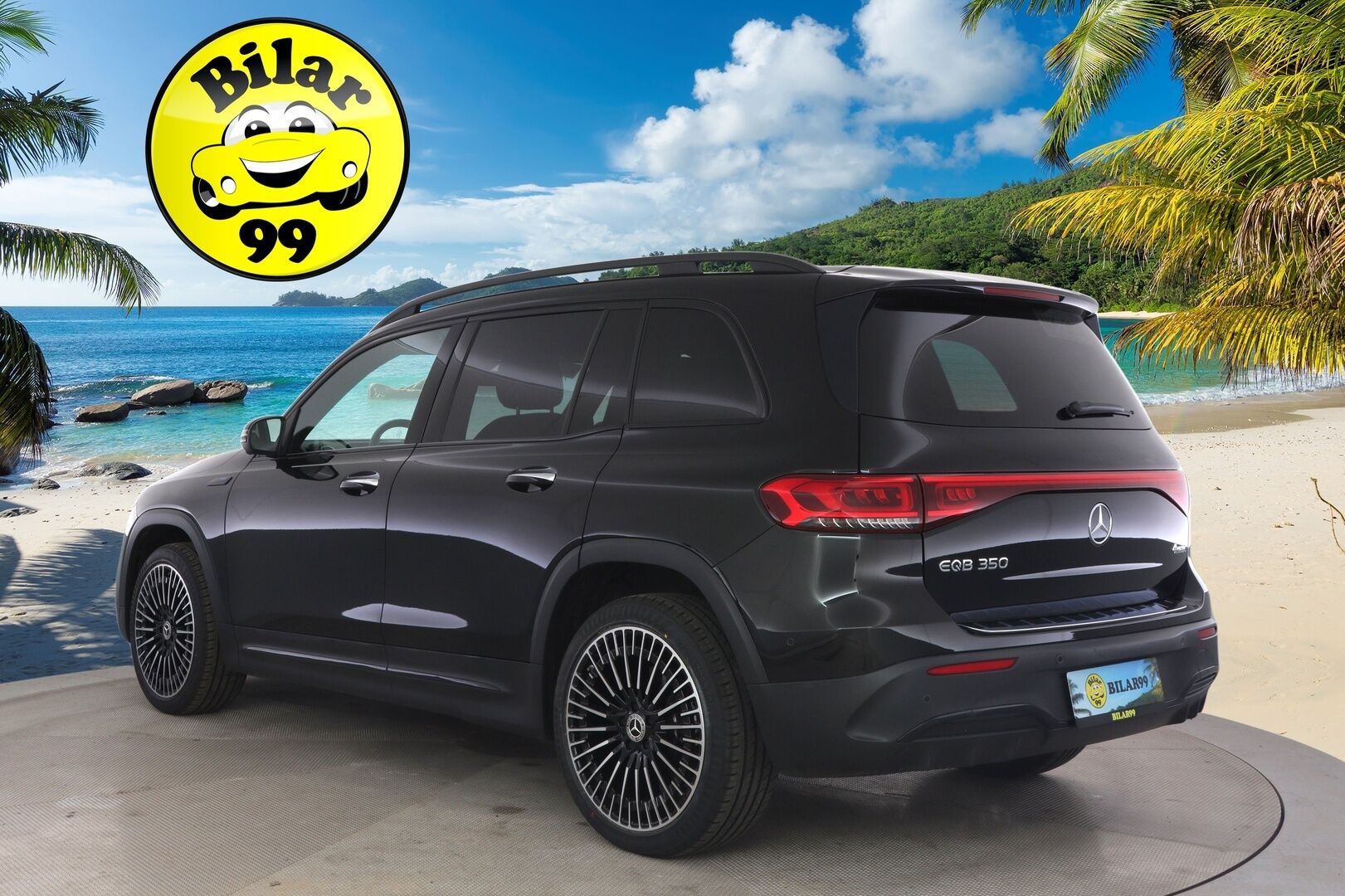 MERCEDES-BENZ EQB 2022 350 4Matic AMG 7-hlö - 3,99 % KORKOTARJOUS TÄHÄN AUTOON - 31.5. ASTI! - *ALV / Distronic+ / 360°-kamera / KeylessGo / HUD / Nightpaketti / 7-paikkainen / Navi / Bliss *