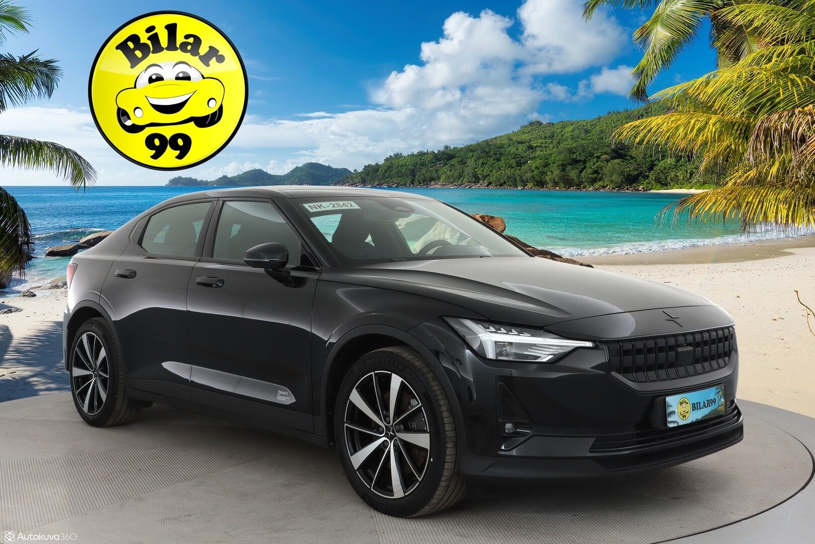POLESTAR 2 2022 Long Range AWD 78 Pilot&Plus **Adapt.vakkari / Pixel LED / Lämpöpumppu / 360 kamera H&K ** - 3,99 % KORKOTARJOUS TÄHÄN AUTOON - Keyless / Apple&Android 
