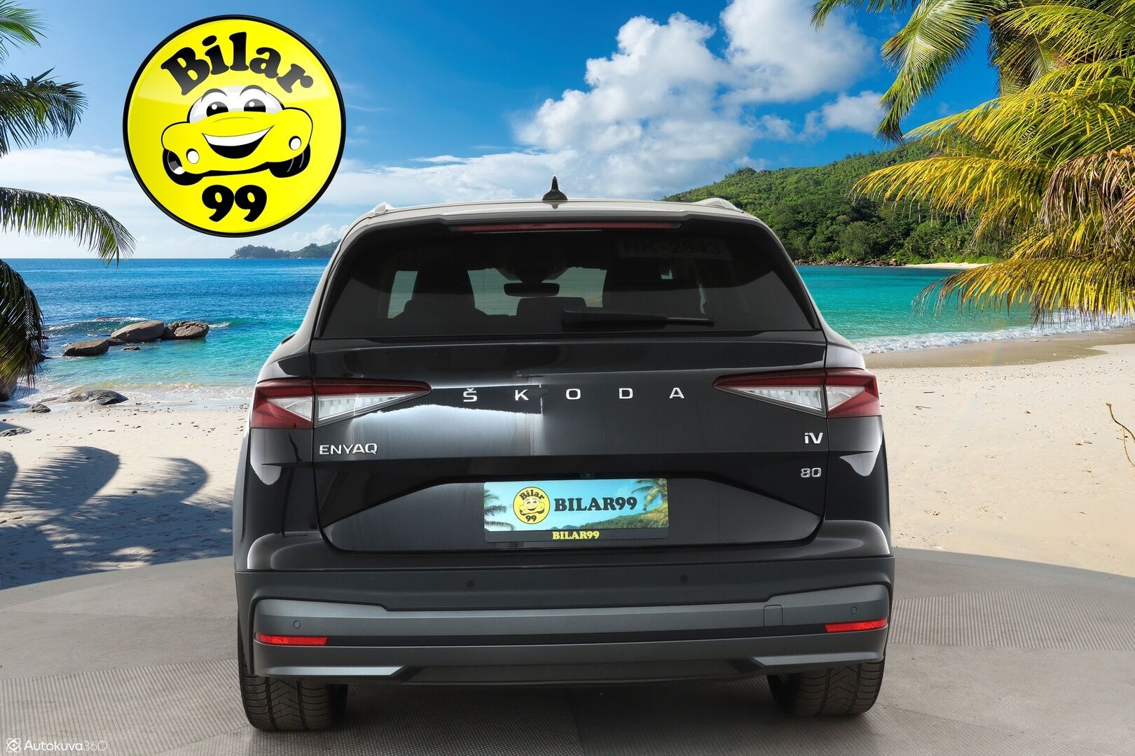 SKODA ENYAQ 2022 iV80 ** Panorama / Lämpöpumppu / Koukku / Matrix-LED / Adapt. Vakkari ** - 3,99 % KORKOTARJOUS TÄHÄN AUTOON - Kahdet renkaat!
