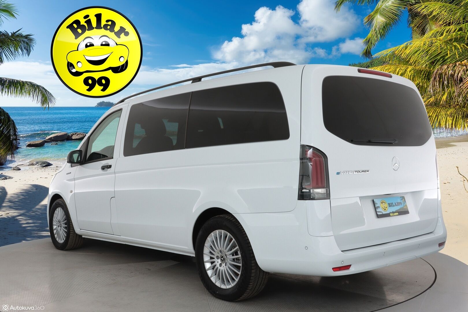MERCEDES-BENZ VITO 2024 eVito 129 Tourer Pro 8-Paikkainen - 2,99 % KORKOTARJOUS TÄHÄN AUTOON - 8-Paikkainen / ALV / Distronic+ / 360-Kamera / Adapt.LED / Comand Navi / Ratinlämmitys / Facelift / Lisälämmitin / Upea yksilö!