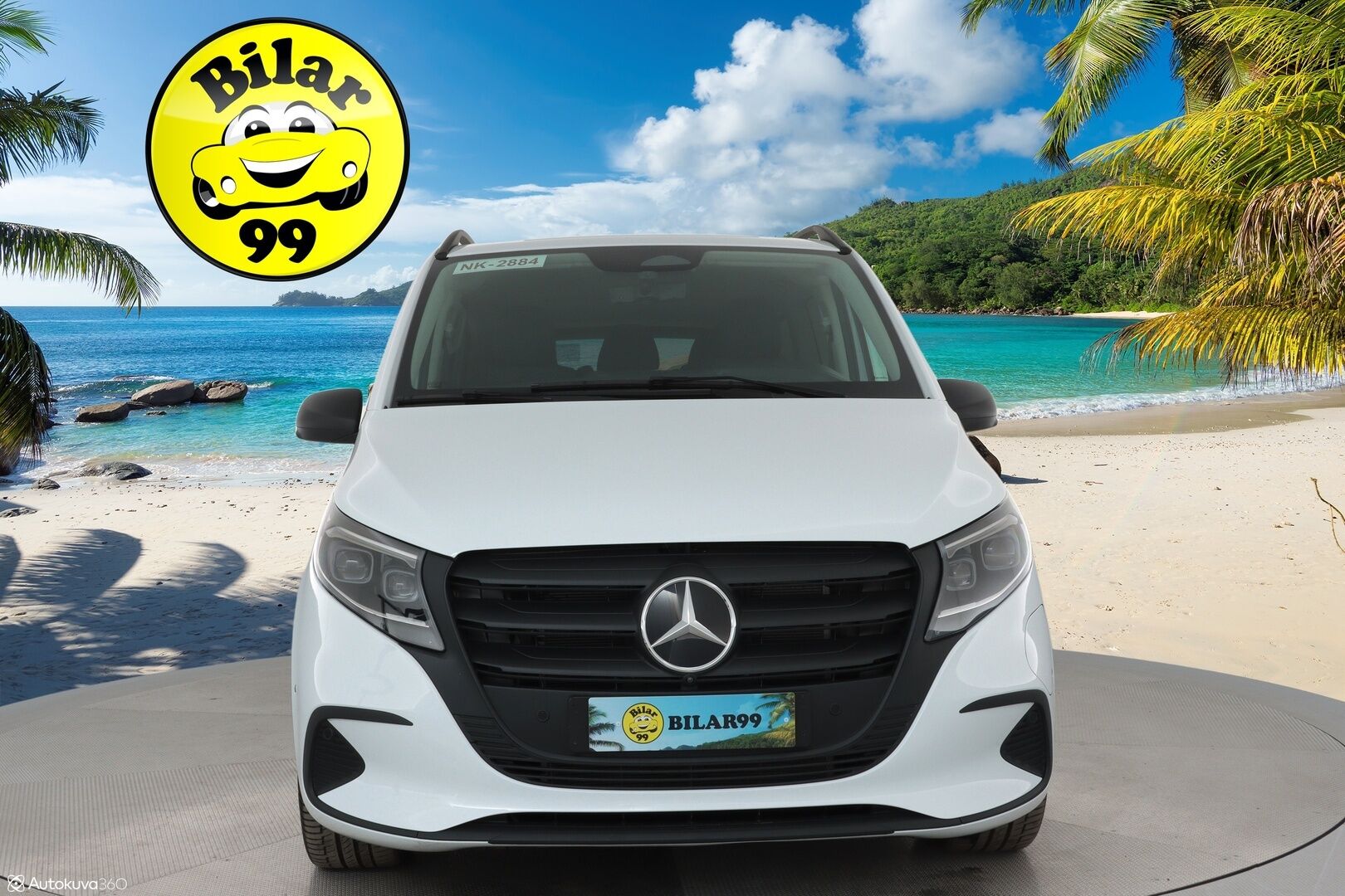 MERCEDES-BENZ VITO 2024 eVito 129 Tourer Pro 8-Paikkainen - 2,99 % KORKOTARJOUS TÄHÄN AUTOON - 8-Paikkainen / ALV / Distronic+ / 360-Kamera / Adapt.LED / Comand Navi / Ratinlämmitys / Facelift / Lisälämmitin / Upea yksilö!
