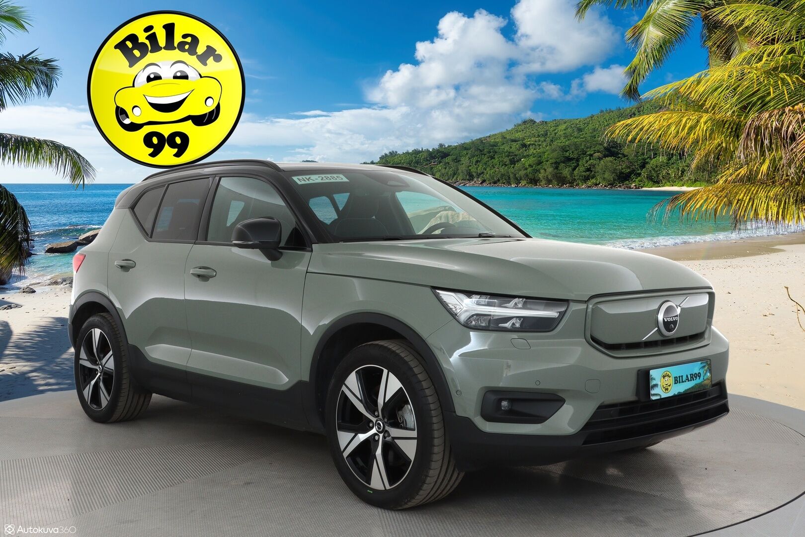 Volvo XC40 2022 Recharge Twin Pro aut - 3,99 % KORKOTARJOUS TÄHÄN AUTOON - Lämpöpumppu / Adapt.Vakkari / Vetokoukku / Harman&Kardon / Panoraama / Nahka-Alcantara Muistipenkki / Adapt.LED / 360-Kamera