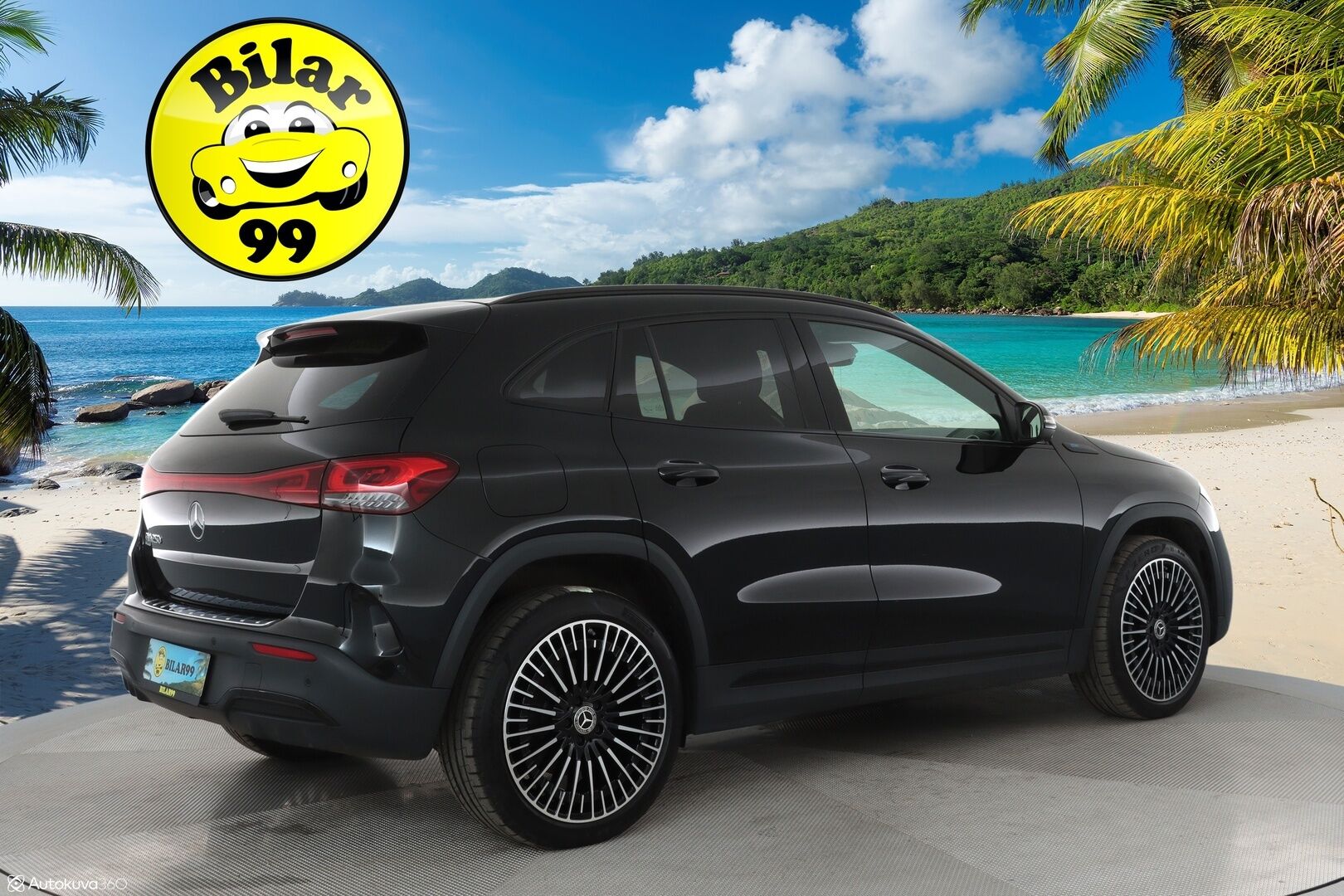 MERCEDES-BENZ EQA 2022 250 Business AMG - 3,99 % KORKOTARJOUS TÄHÄN AUTOON - Distronic+ / Panorama / 360-Kamera / Nahka-Alcantara / Vetokoukku / Led High Performance / Night / Akku kuntotarkastettu!
