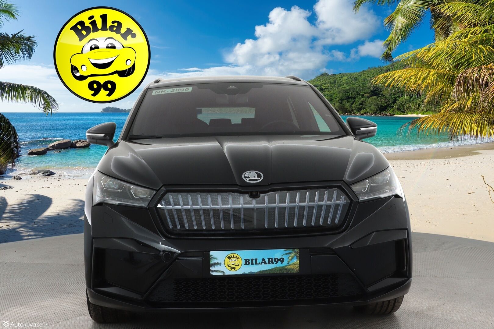 SKODA ENYAQ 2022 80x Founders Edition 1317/1895 iV**Hierovat Muistipenkit / HUD / 360° Kamera / Lämpöpumppu / Koukku / Adapt.Vakkari / Matrix-LED** - 3,99 % KORKOTARJOUS TÄHÄN AUTOON - Digimittaristo / Navi / Kaistavahti / KeylessGO / 2x Renkaat