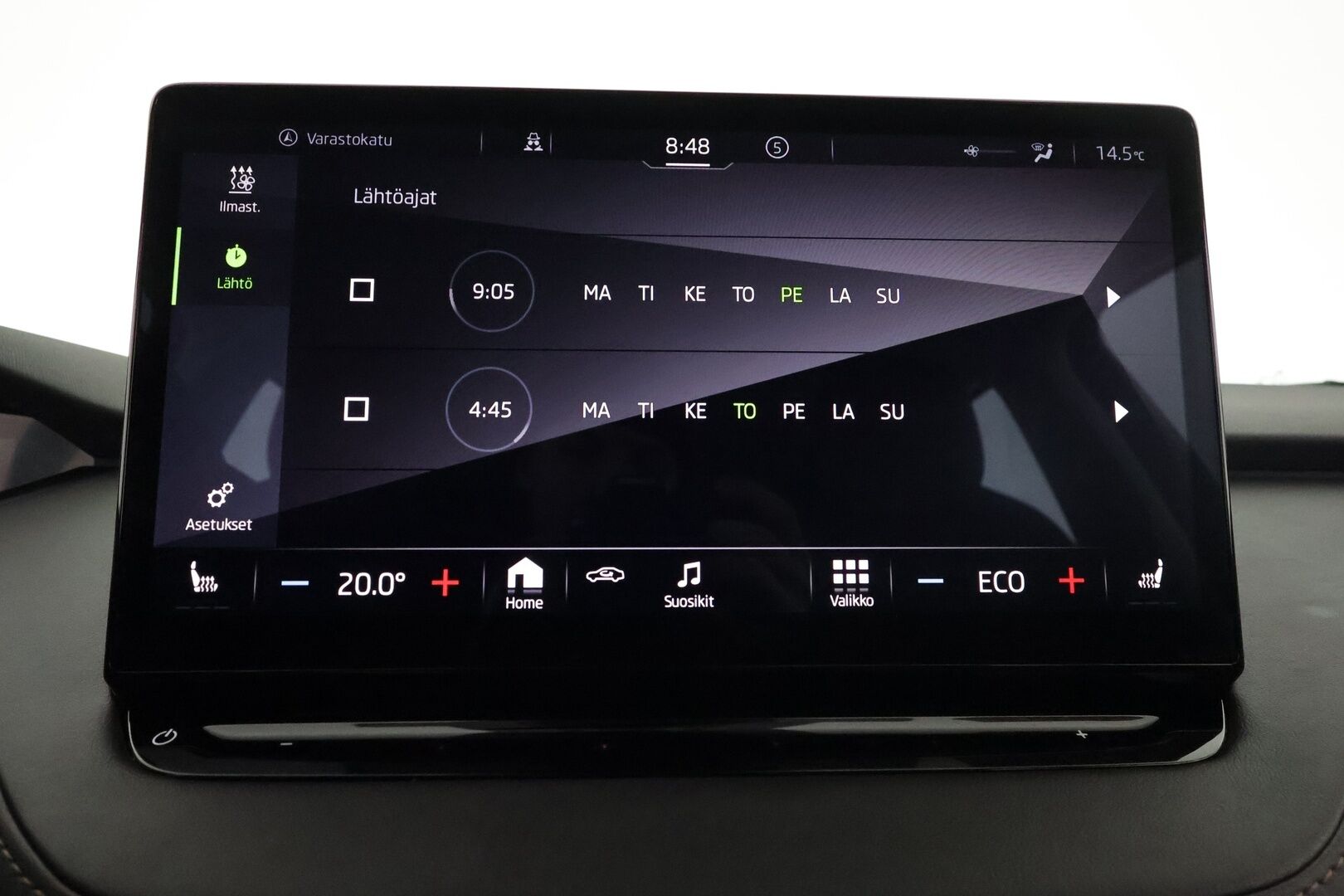 SKODA ENYAQ 2022 iV80 4x4 *ALV* Matrix LED / Lämpöpumppu / P.Kamera / Muistipenkit / Keyless / Navi - 3,99 % KORKOTARJOUS TÄHÄN AUTOON - Hierova kuskin penkki / Nahkaverhoilu / Apple&Android / Digimittaristo