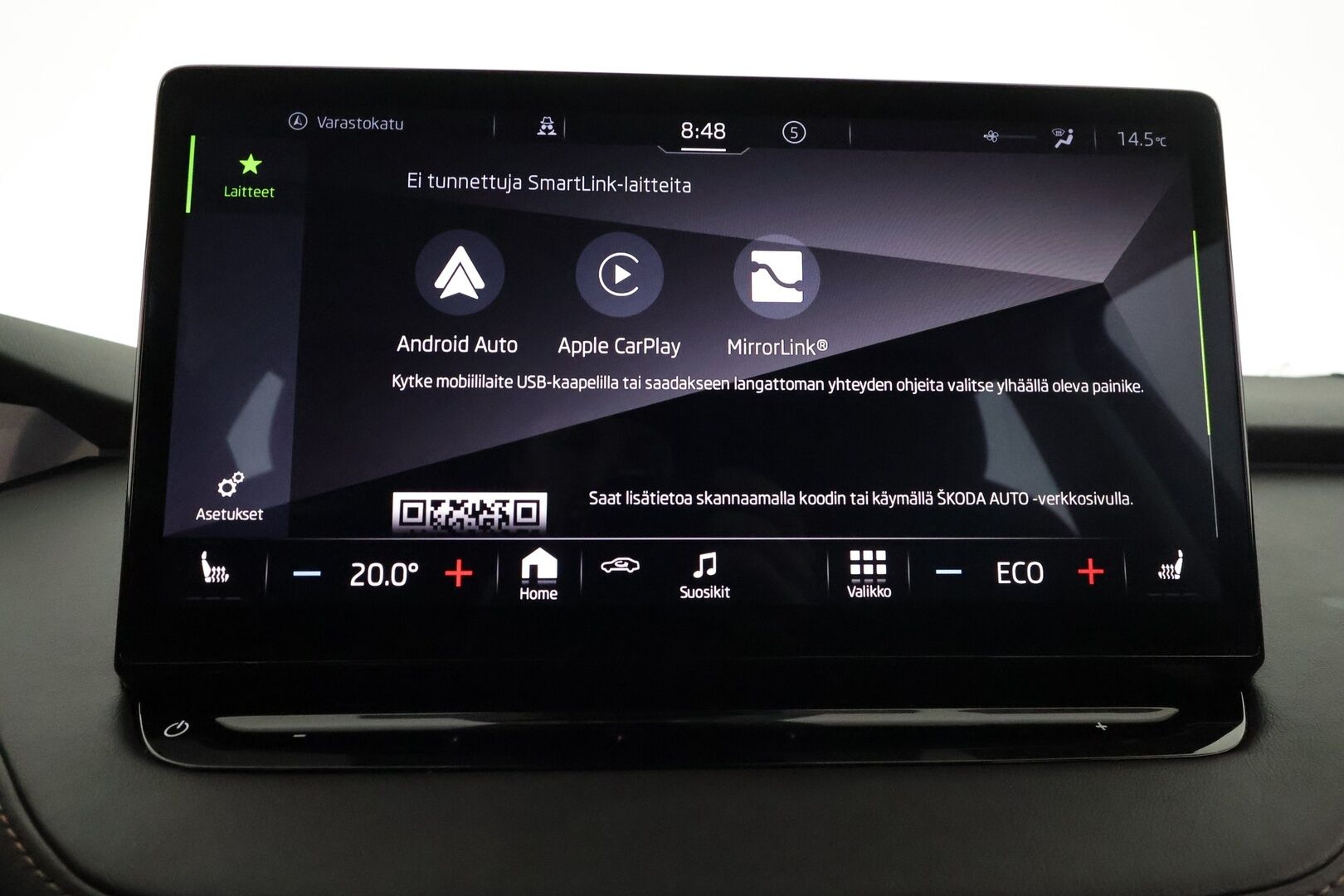 SKODA ENYAQ 2022 iV80 4x4 *ALV* Matrix LED / Lämpöpumppu / P.Kamera / Muistipenkit / Keyless / Navi - 3,99 % KORKOTARJOUS TÄHÄN AUTOON - Hierova kuskin penkki / Nahkaverhoilu / Apple&Android / Digimittaristo