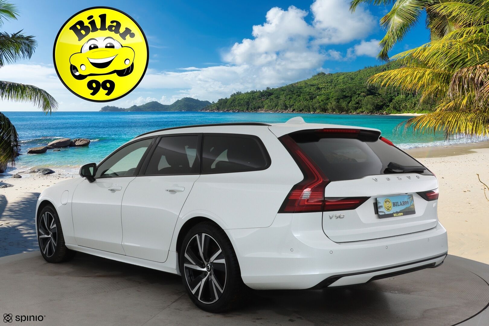 Volvo V90 2023 T6 AWD Long Range Plus Dark **Panorama / Muistipenkit / Full LED / Webasto / 360.kamera / H&K / Koukku** - 3,99 % KORKOTARJOUS TÄHÄN AUTOON - Akku kuntotarkastettu / Merkkihuollettu