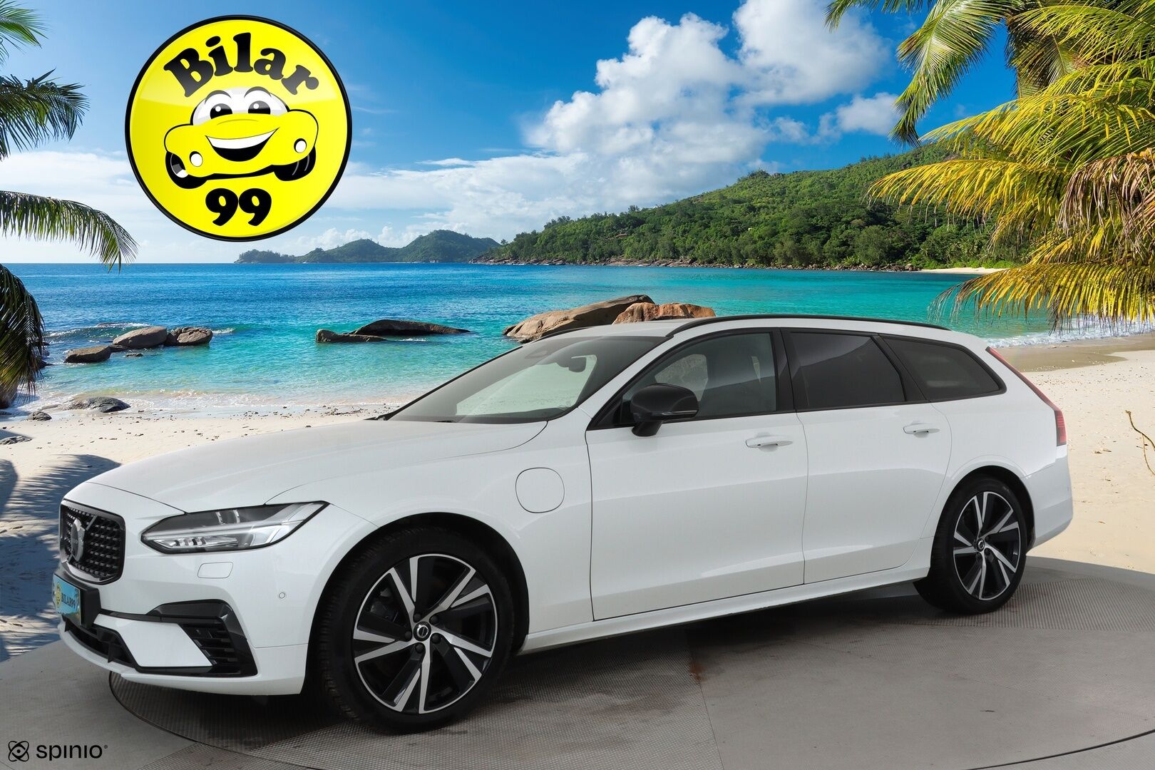 Volvo V90 2023 T6 AWD Long Range Plus Dark **Panorama / Muistipenkit / Full LED / Webasto / 360.kamera / H&K / Koukku** - 3,99 % KORKOTARJOUS TÄHÄN AUTOON - Akku kuntotarkastettu / Merkkihuollettu