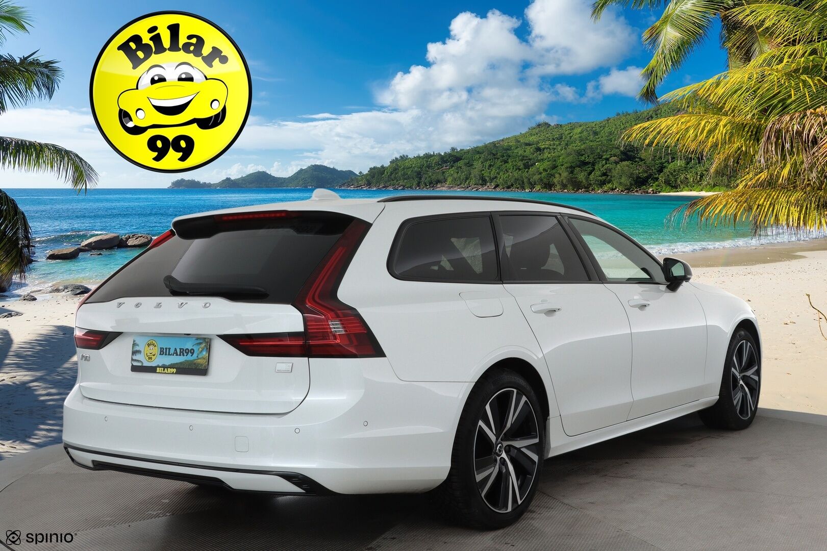 Volvo V90 2023 T6 AWD Long Range Plus Dark **Panorama / Muistipenkit / Full LED / Webasto / 360.kamera / H&K / Koukku** - 3,99 % KORKOTARJOUS TÄHÄN AUTOON - Akku kuntotarkastettu / Merkkihuollettu