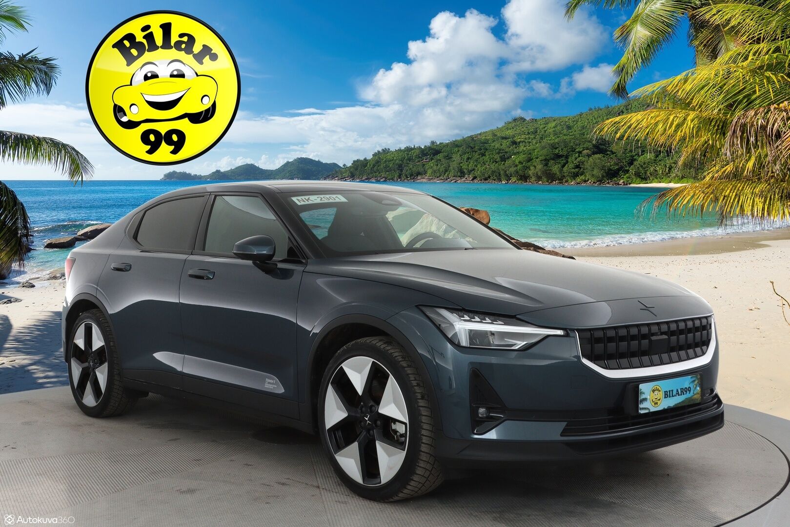 POLESTAR 2 2023 Standard Range Single Motor **Lasikatto / 360° Kamera / Lämpöpumppu / Koukku / Adapt.Vakkari / Sporttipenkki Muistilla** - 3,99 % KORKOTARJOUS TÄHÄN AUTOON - Harman/Kardon / LED-valot / Google Maps / KeylessGO