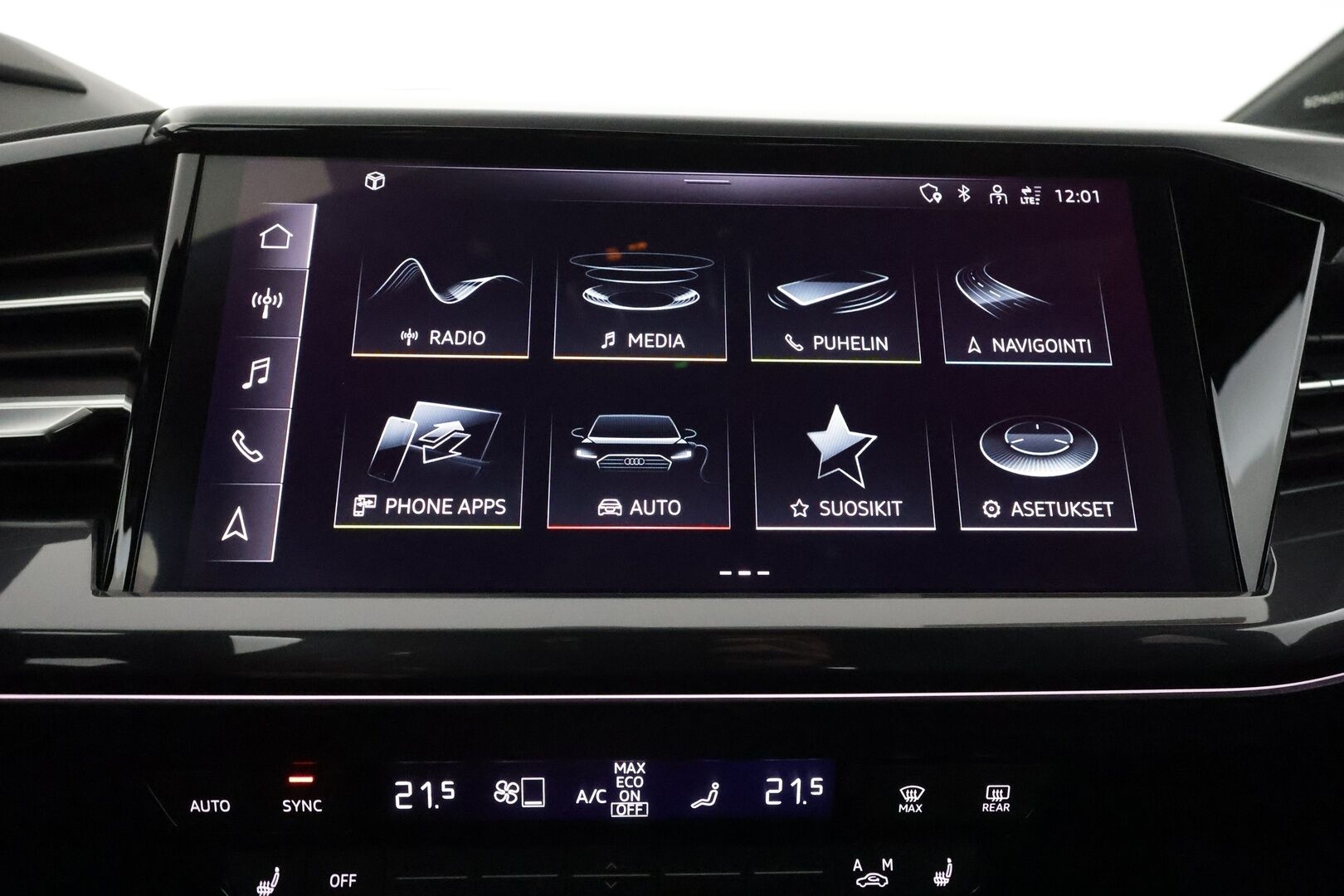AUDI Q4 E-TRON 2022 40 e-tron Sportback S-Line **HUD / Matrix-LED / Adapt.Vakkari / P. Kamera / SONOS / Sporttipenkit / Navi / Kaistavahti** - 3,99 % KORKOTARJOUS TÄHÄN AUTOON - Akku kuntotarkastettu / Timantti Nahka-Alcantara Sisusta /  KeylessGO / 2x Renkaat