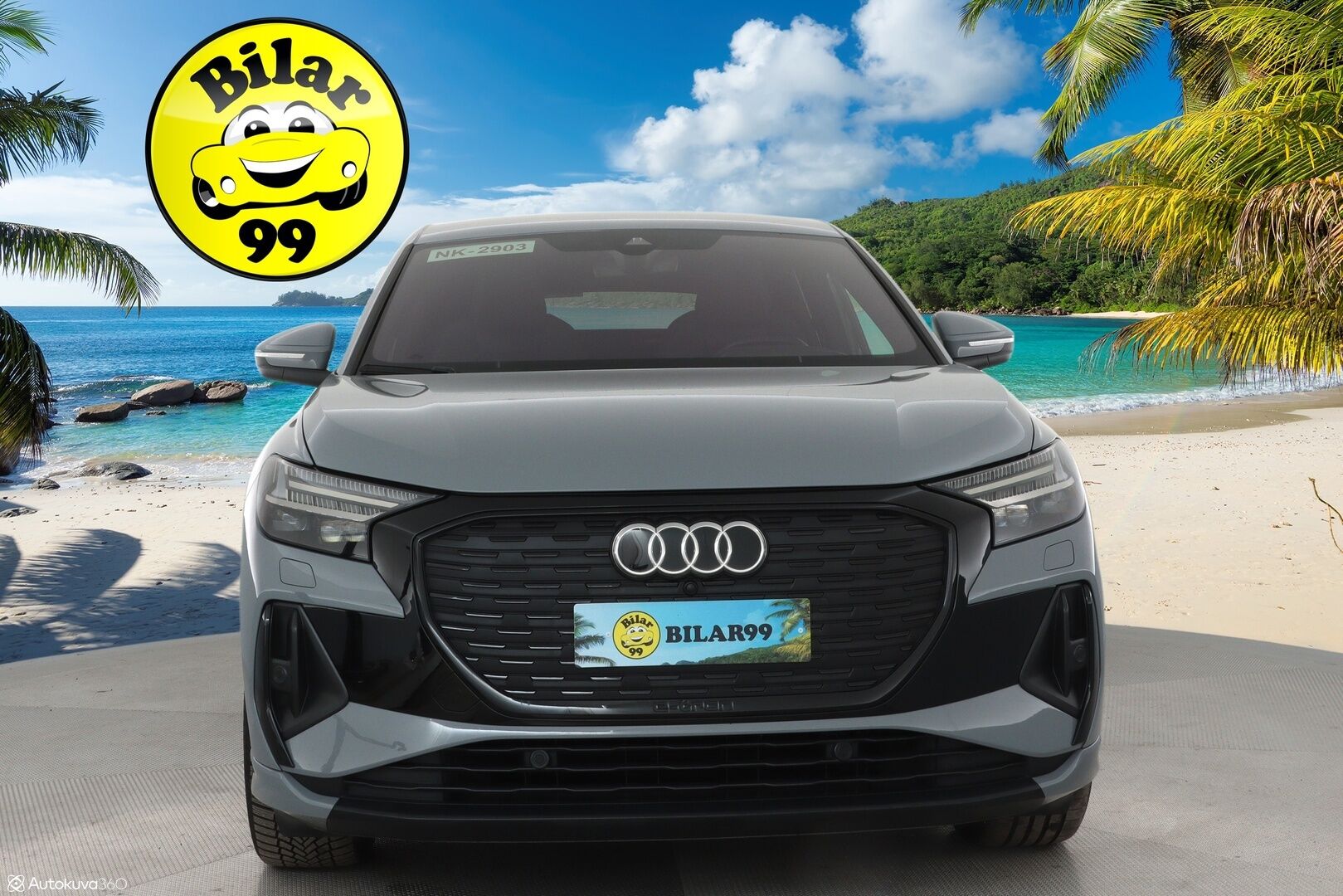 AUDI Q4 E-TRON 2022 40 e-tron Sportback S-Line **HUD / Matrix-LED / Adapt.Vakkari / P. Kamera / SONOS / Sporttipenkit / Navi / Kaistavahti** - 3,99 % KORKOTARJOUS TÄHÄN AUTOON - Akku kuntotarkastettu / Timantti Nahka-Alcantara Sisusta /  KeylessGO / 2x Renkaat