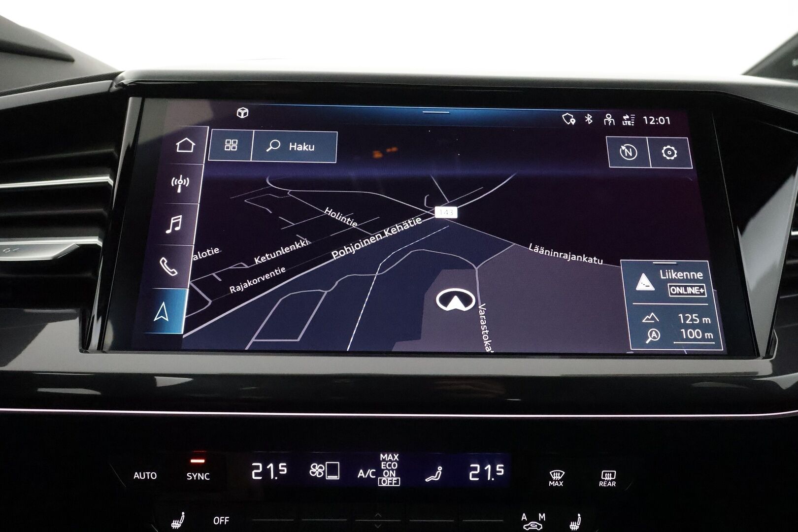 AUDI Q4 E-TRON 2022 40 e-tron Sportback S-Line **HUD / Matrix-LED / Adapt.Vakkari / P. Kamera / SONOS / Sporttipenkit / Navi / Kaistavahti** - 3,99 % KORKOTARJOUS TÄHÄN AUTOON - Akku kuntotarkastettu / Timantti Nahka-Alcantara Sisusta /  KeylessGO / 2x Renkaat